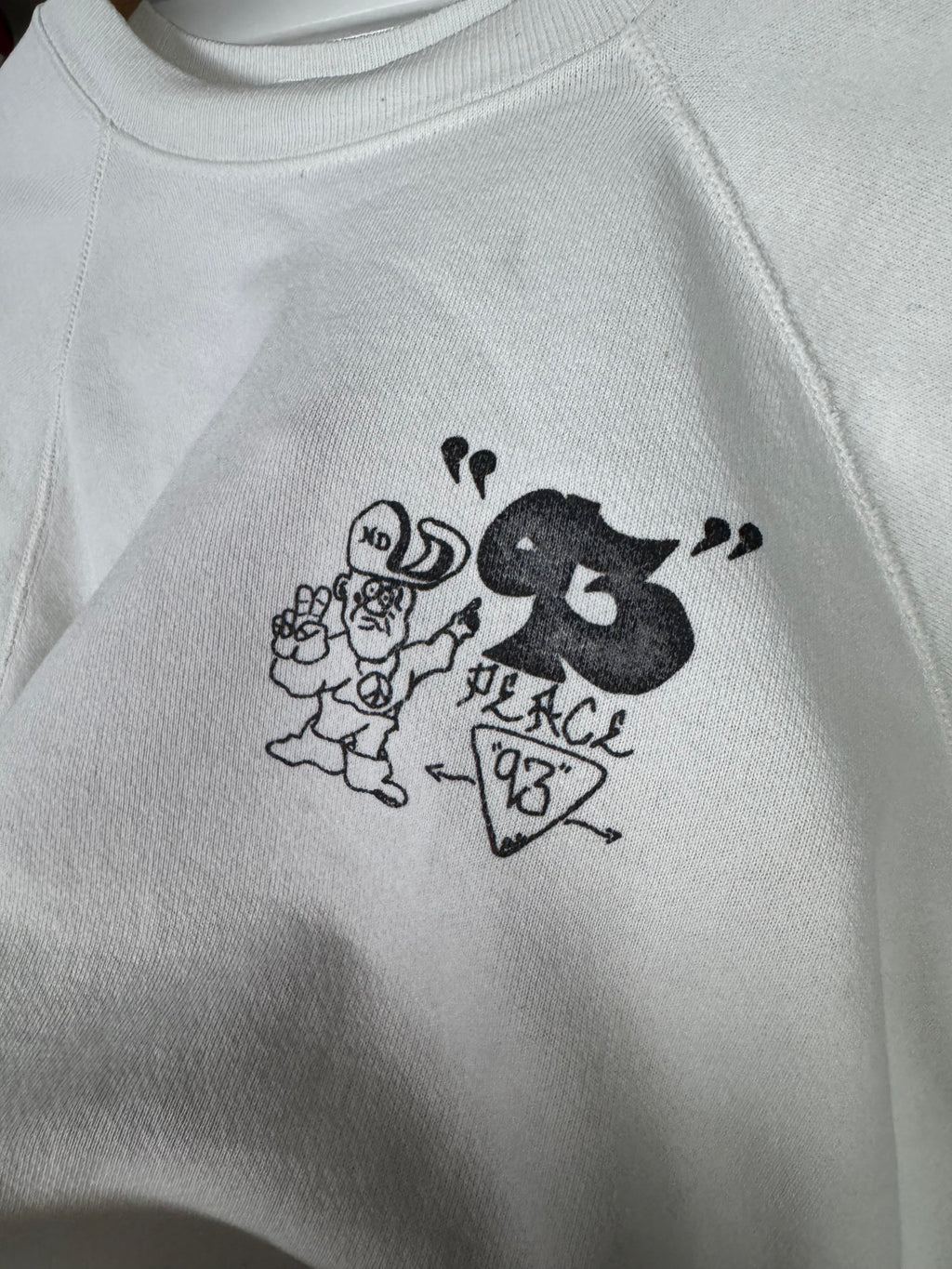 Class of 93 Notre Dame Graffiti Crew Neck