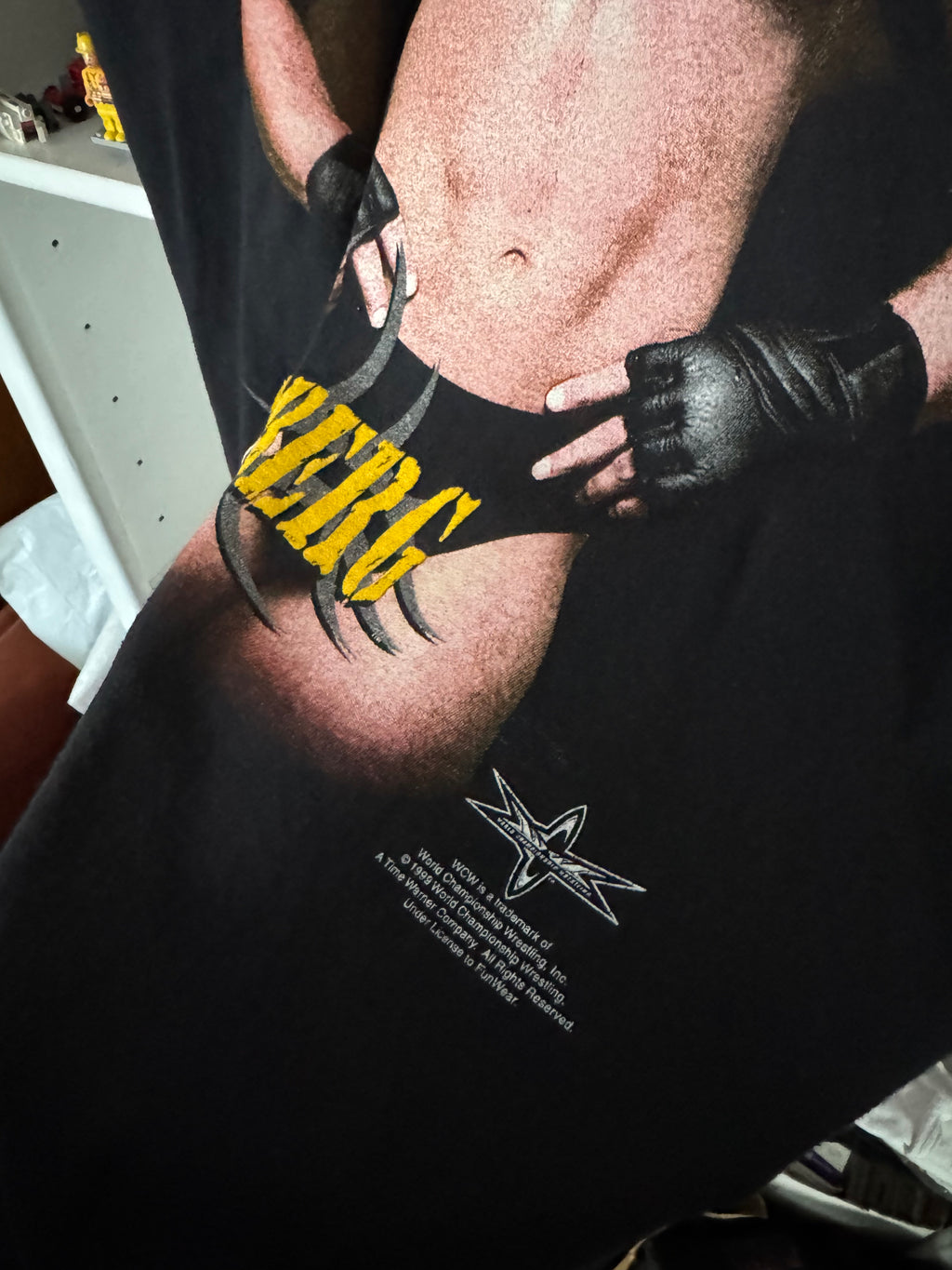 Vintage 90s GoldBerg WCW T-shirt