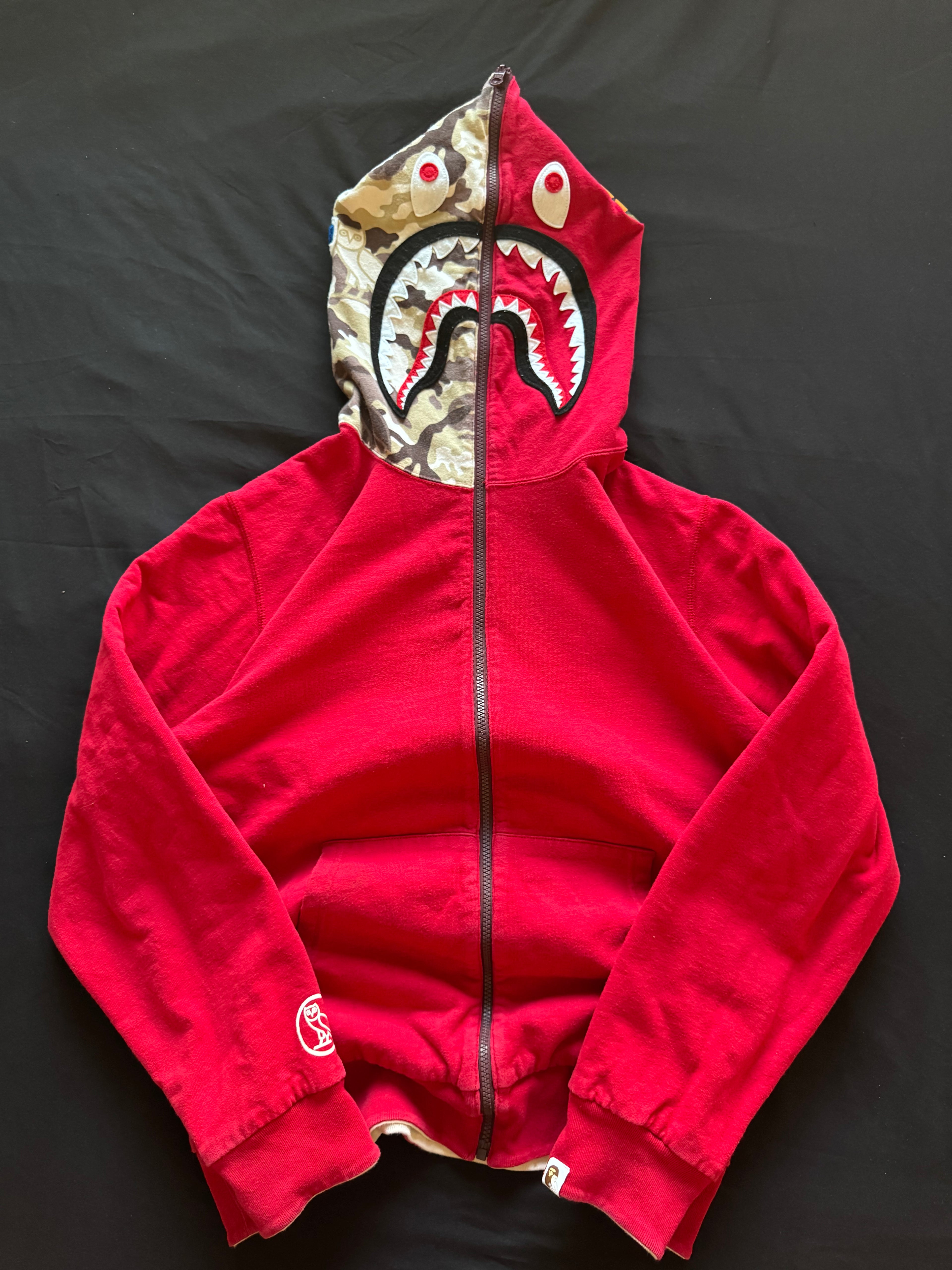 Bape OvO Reversible Zip Up Sweater