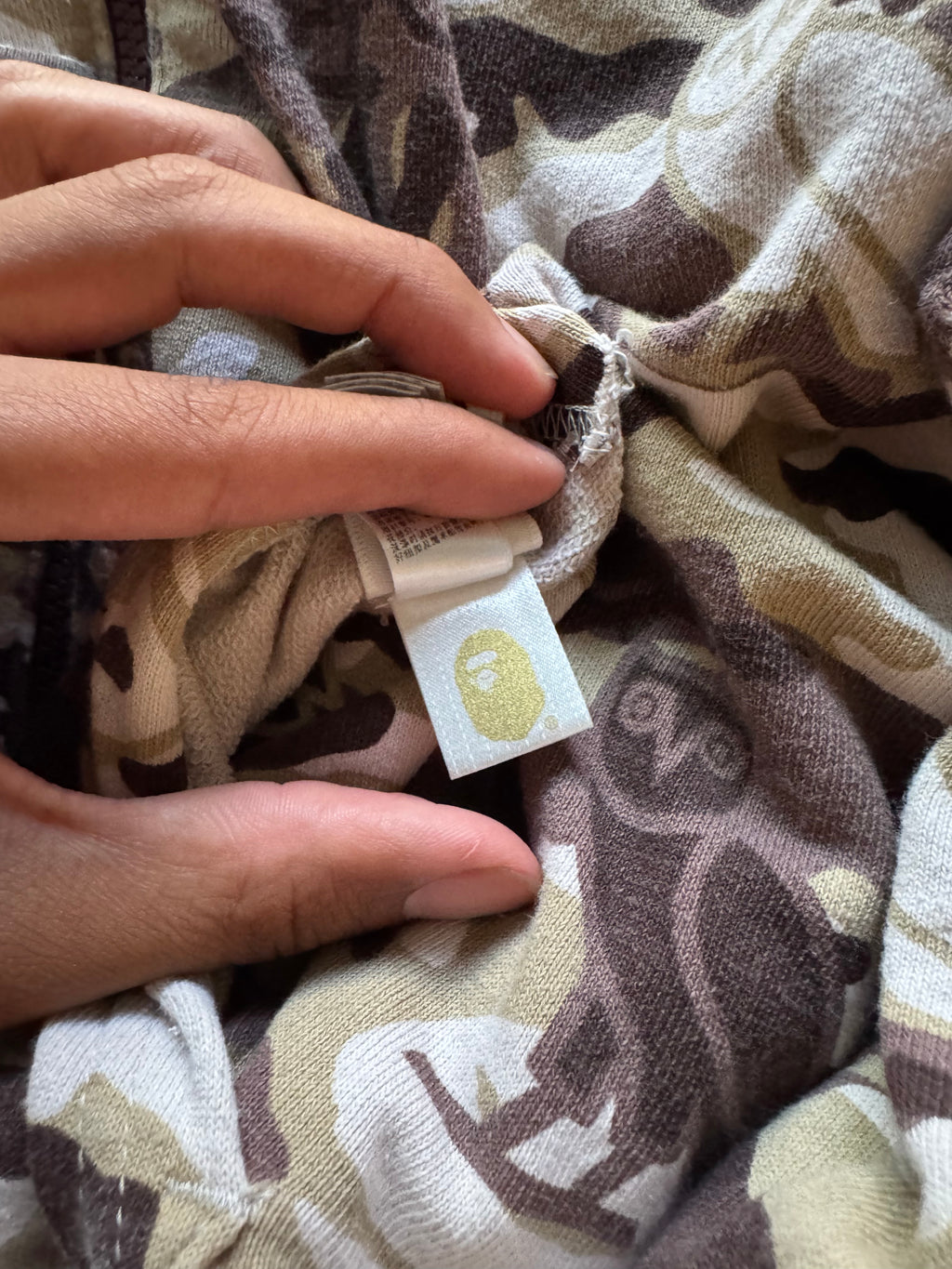 Bape OvO Reversible Zip Up Sweater