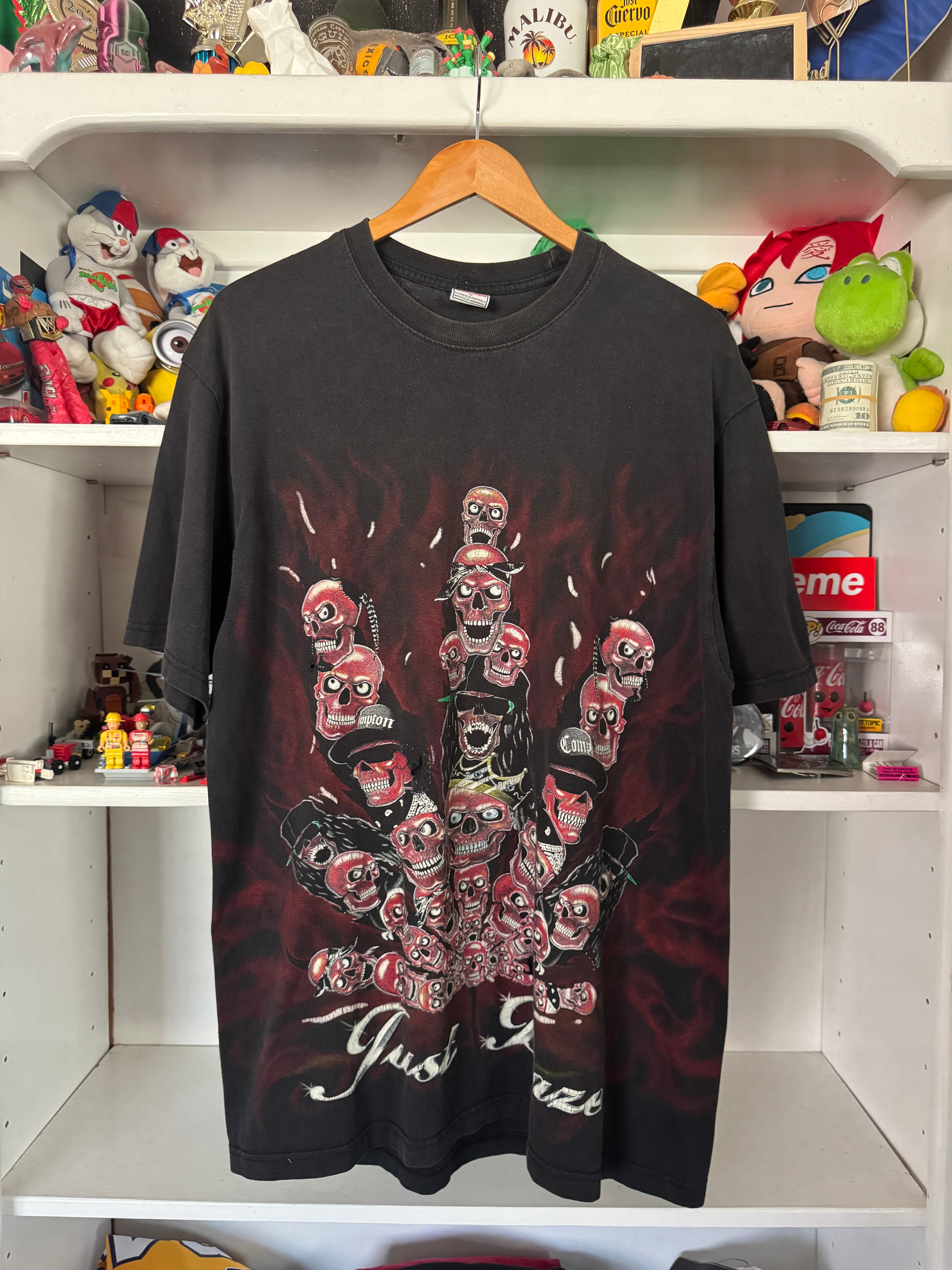 2000s Rapper Skull Aop T-shirt