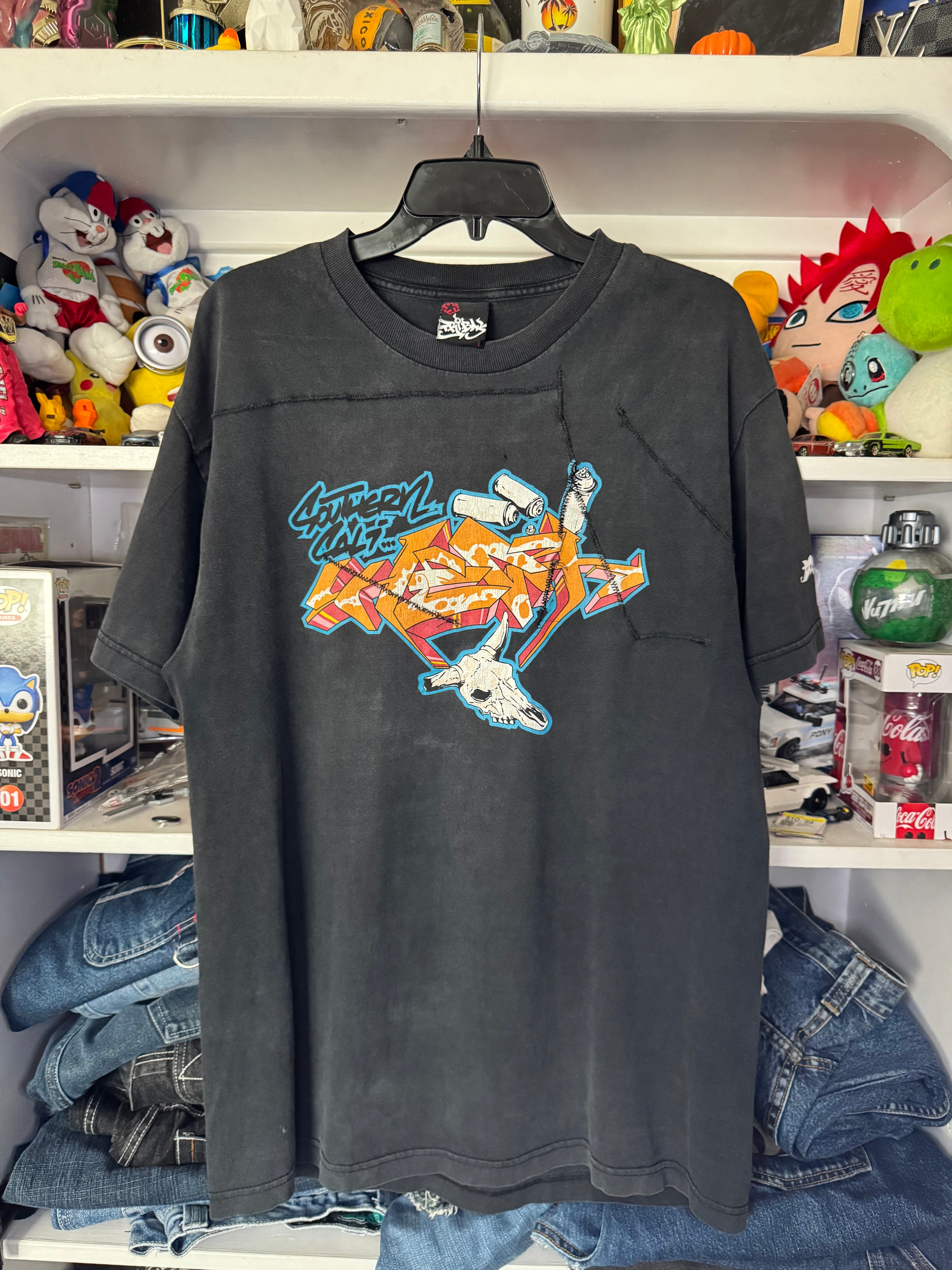 Vintage Tribal Gear Repaired T-shirt