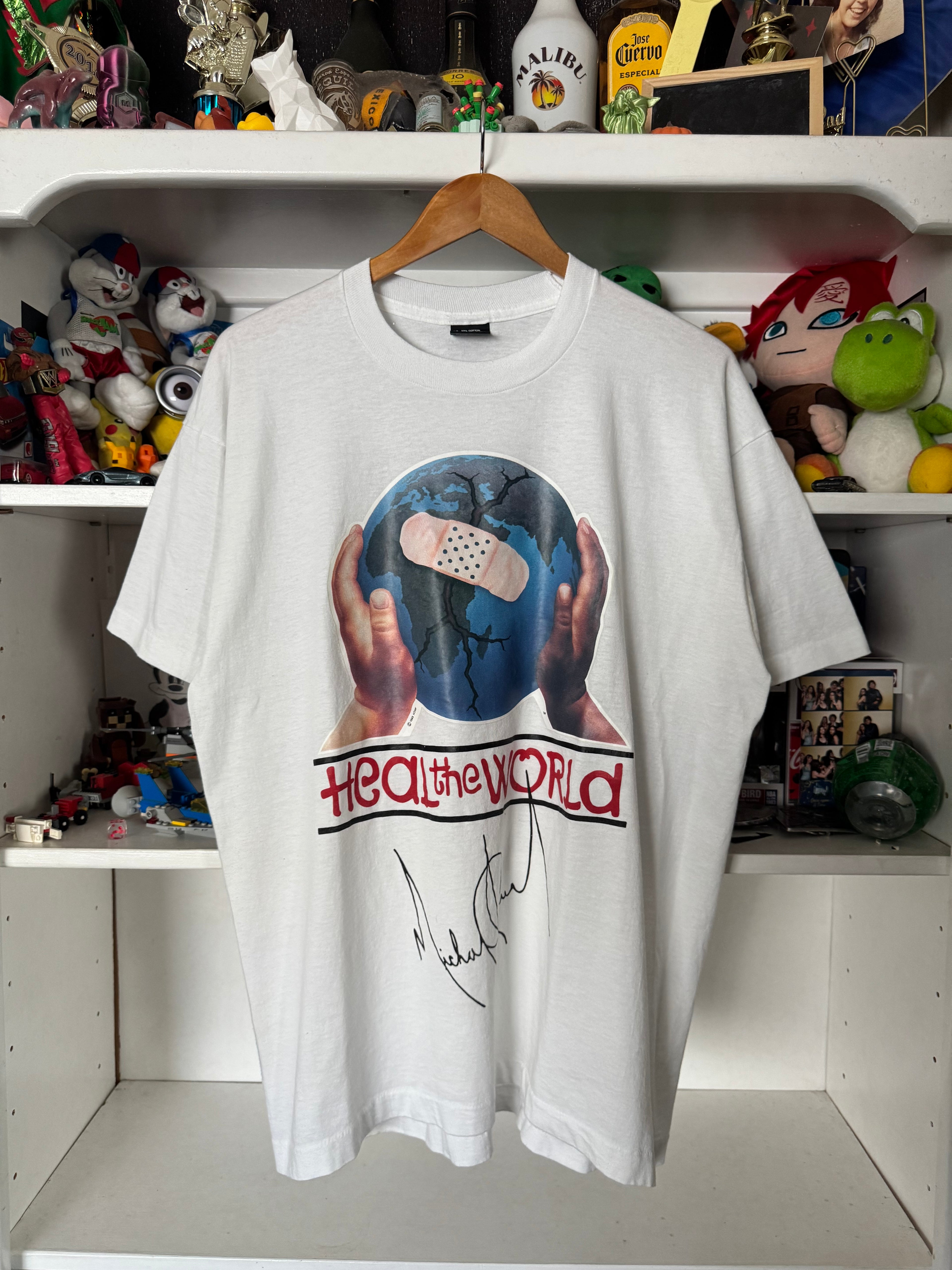 90s GRAIL MICHEAL JACKSON HEAL THE WORLD T-shirt