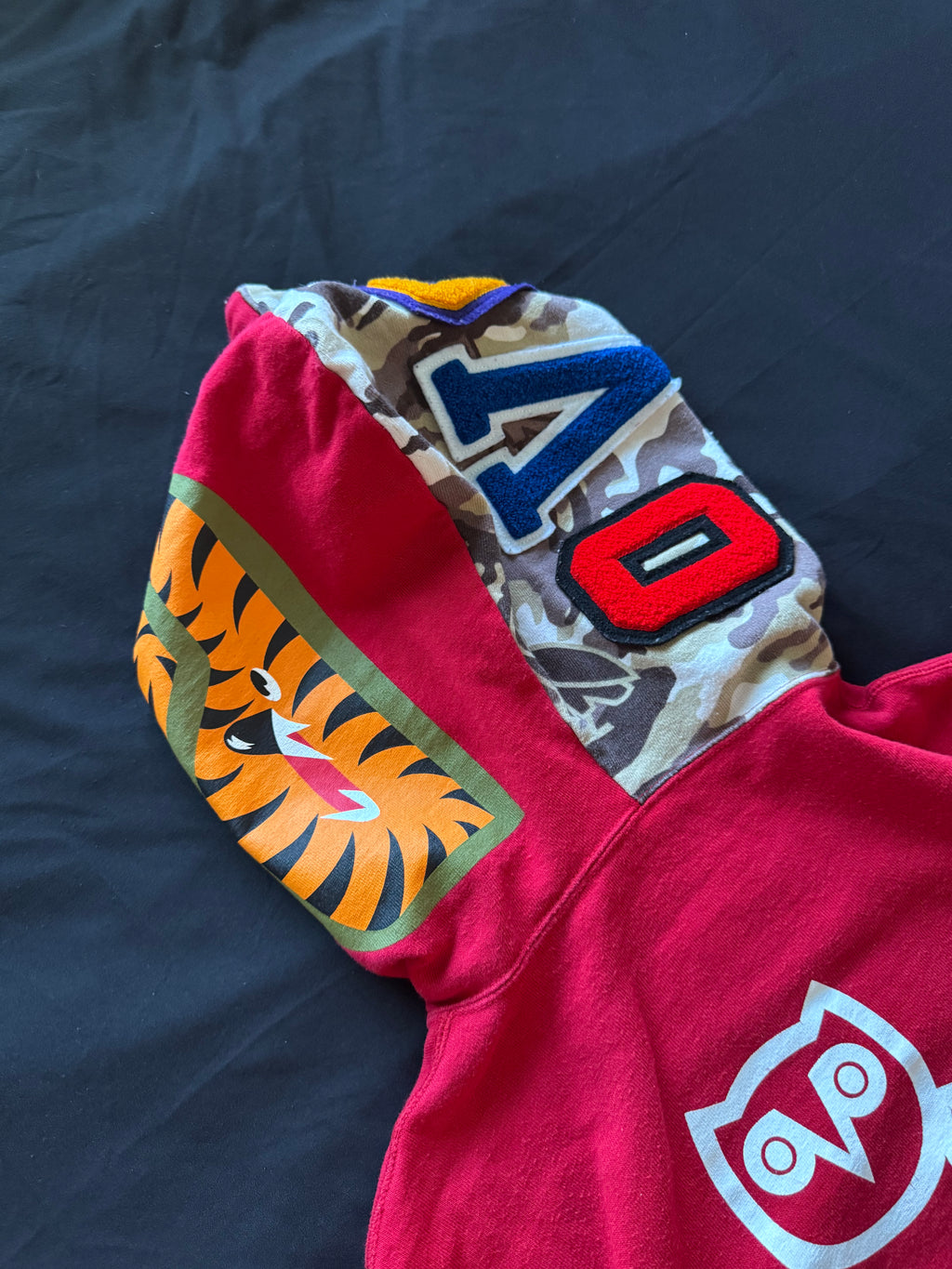 Bape OvO Reversible Zip Up Sweater