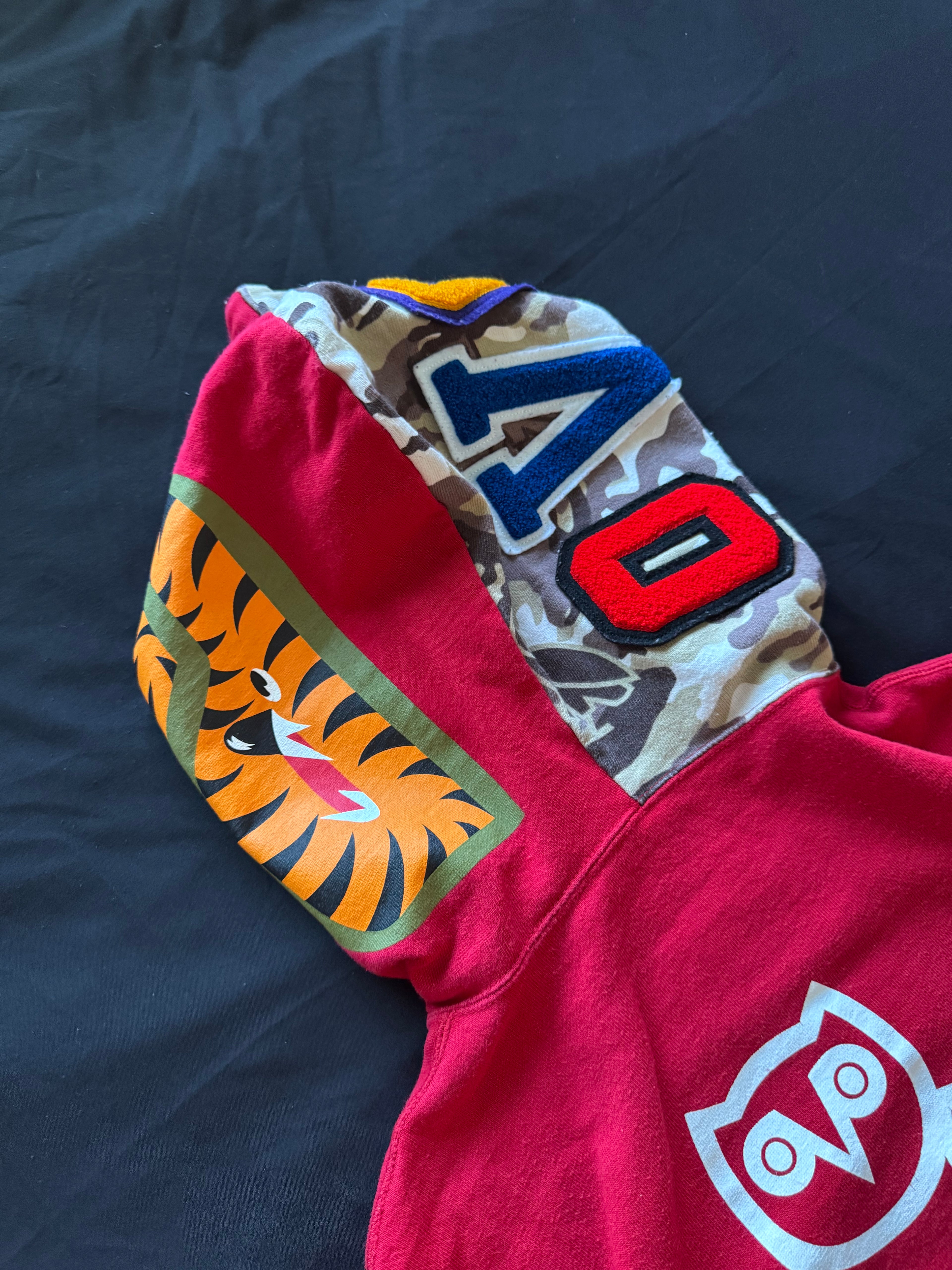 Bape OvO Reversible Zip Up Sweater