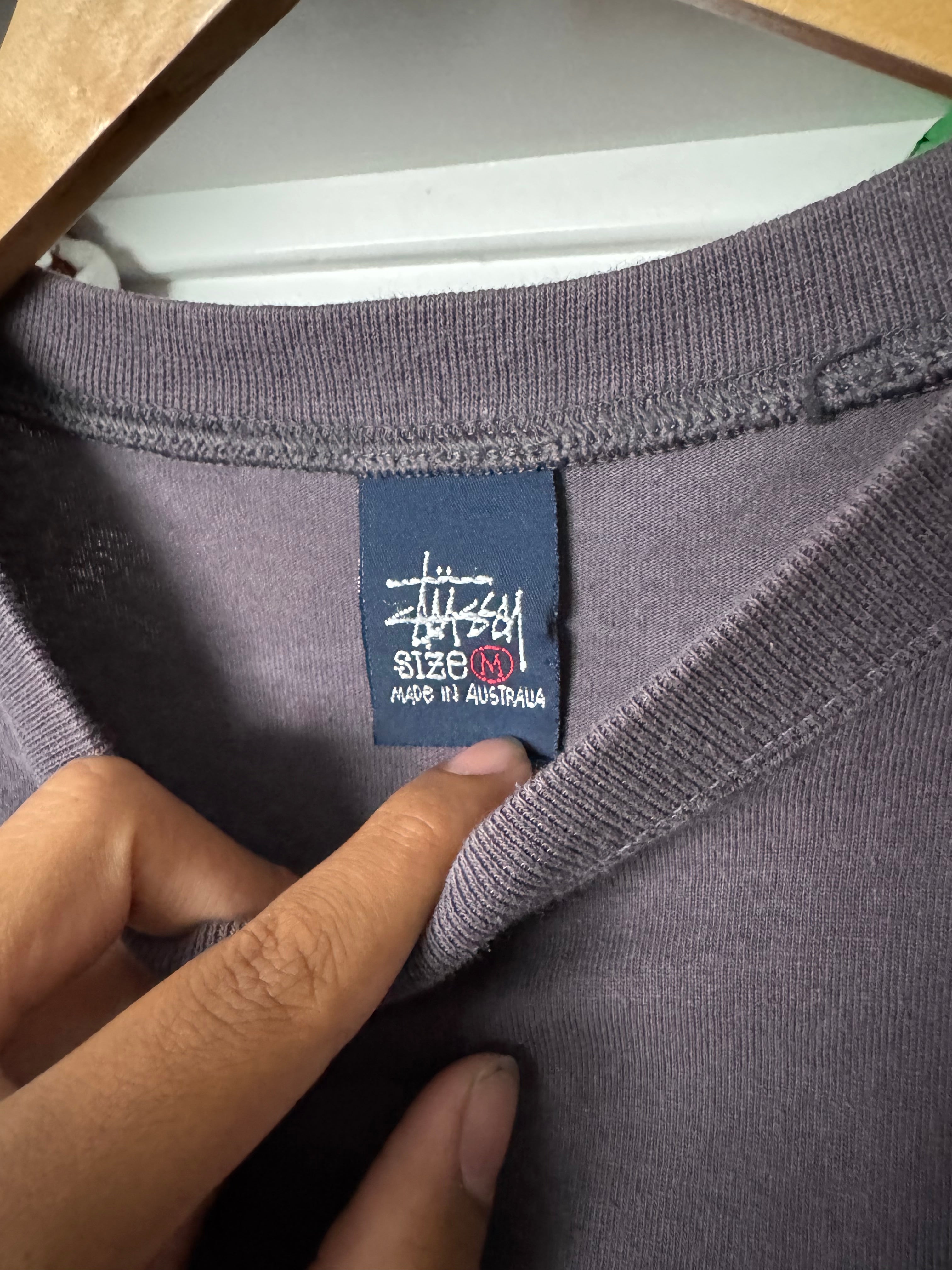 Vintage Stussy Floral Pattern T-shirt