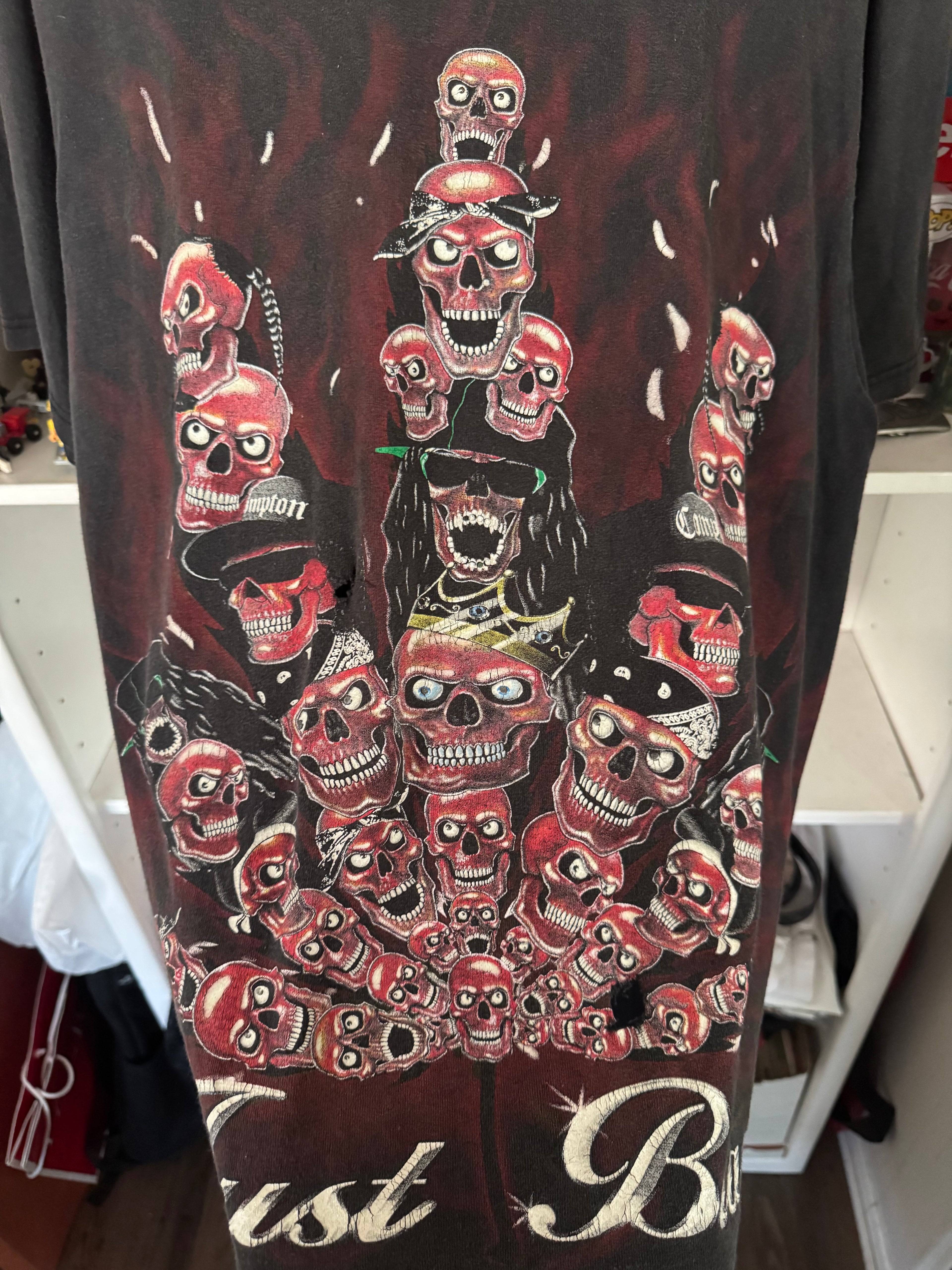 2000s Rapper Skull Aop T-shirt