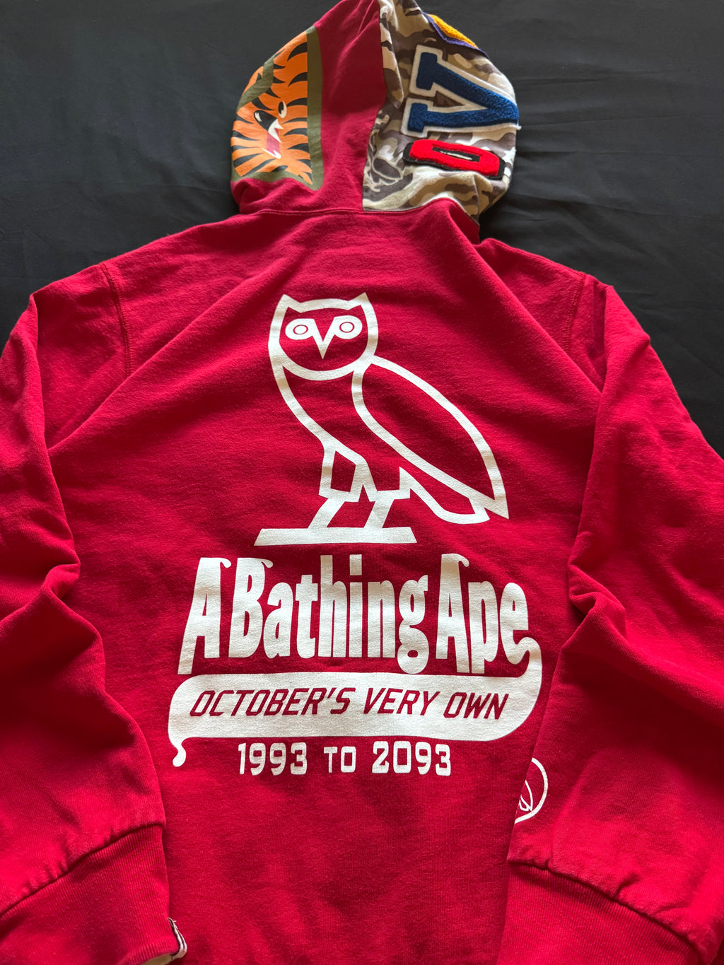 Bape OvO Reversible Zip Up Sweater