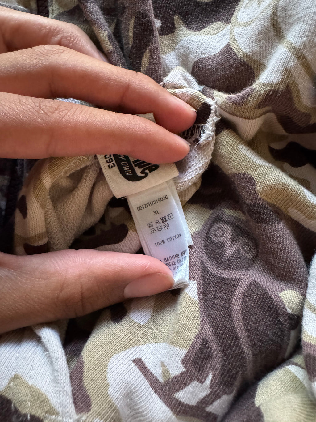 Bape OvO Reversible Zip Up Sweater