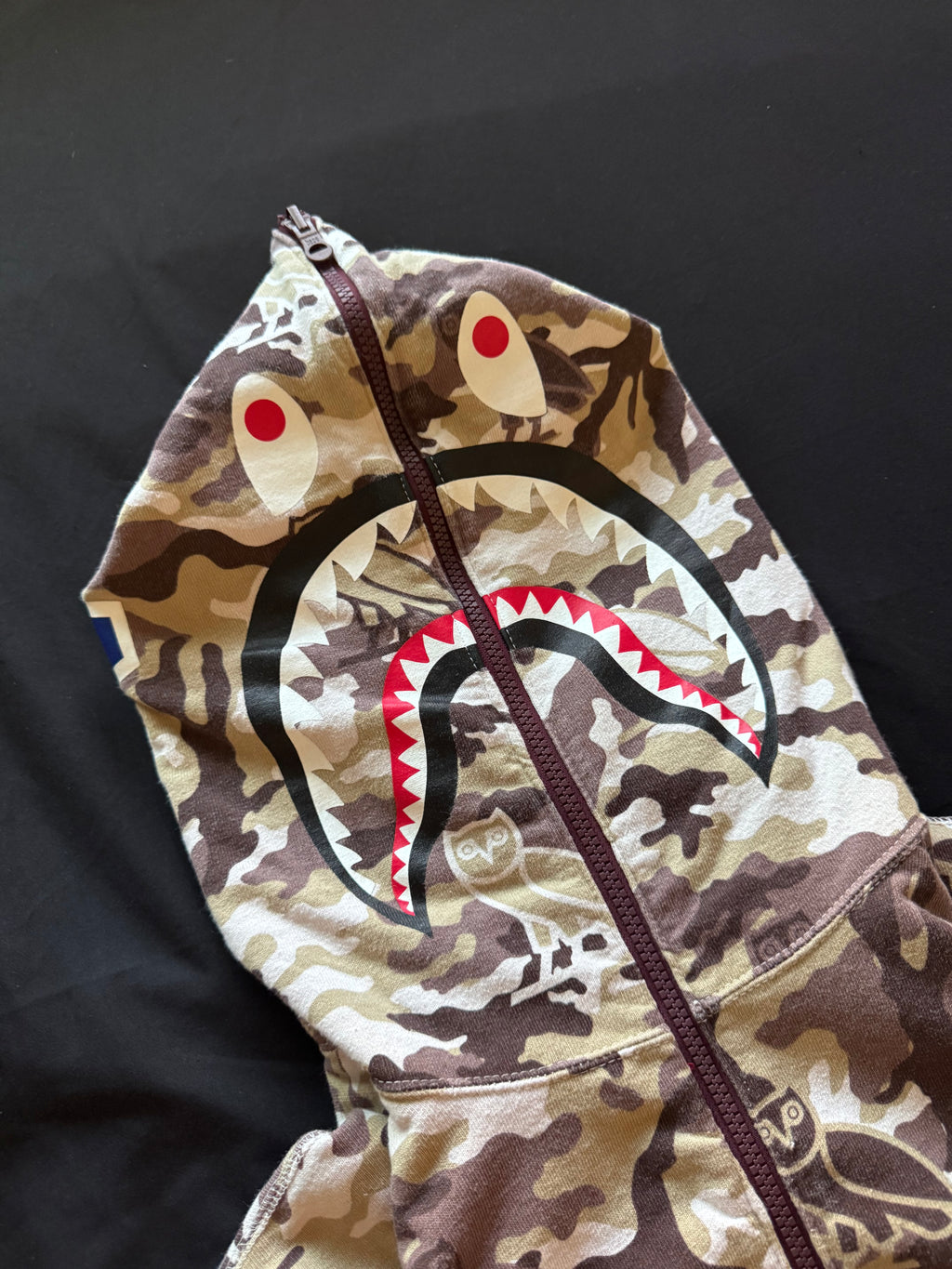 Bape OvO Reversible Zip Up Sweater
