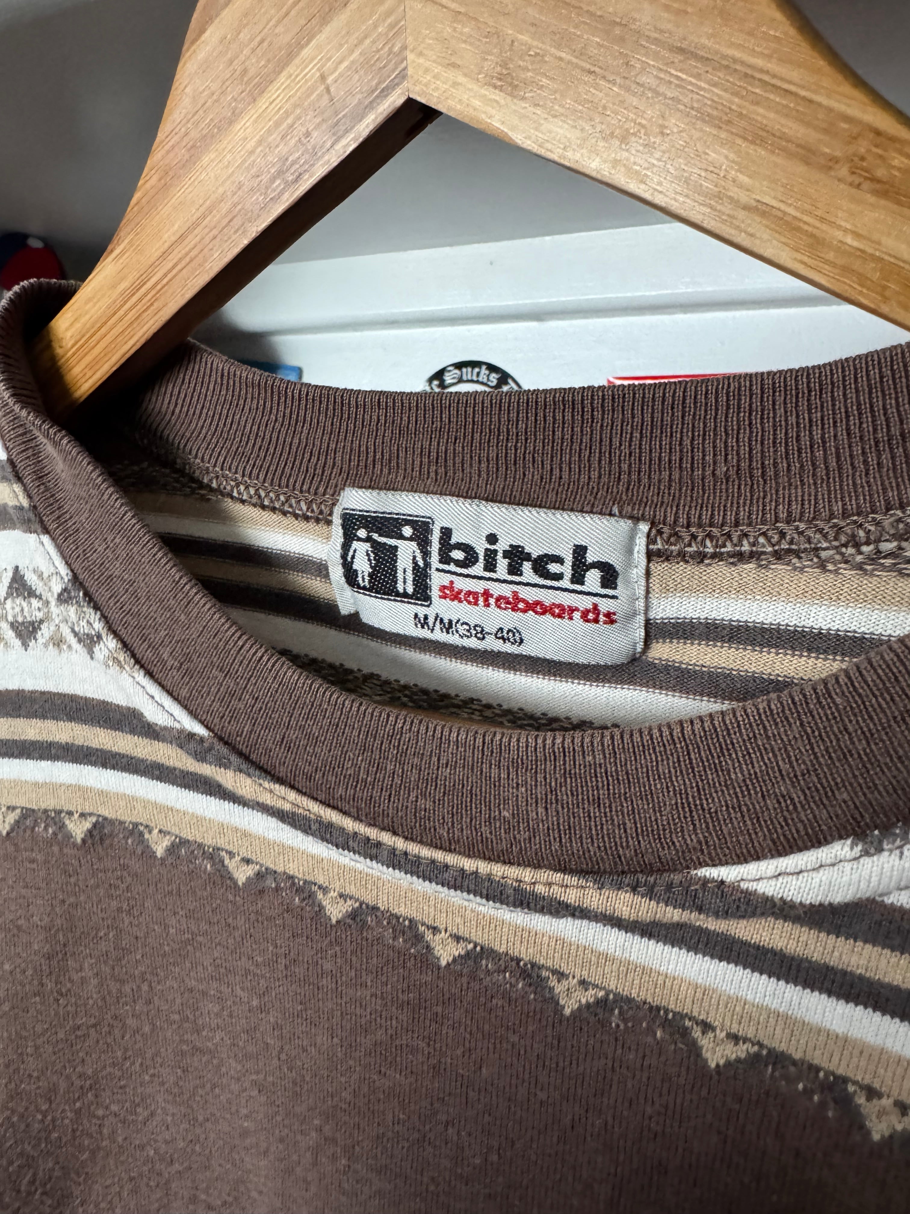 90s Bitch Skateboard Pattern T-shirt – ONENOVNTG