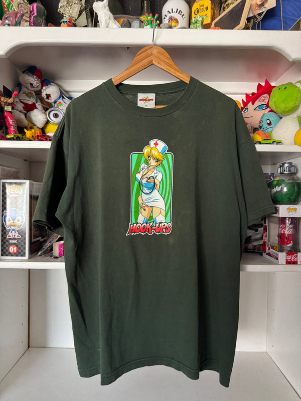 90s Hookup Skateboard Nurse Nikki T-shirt