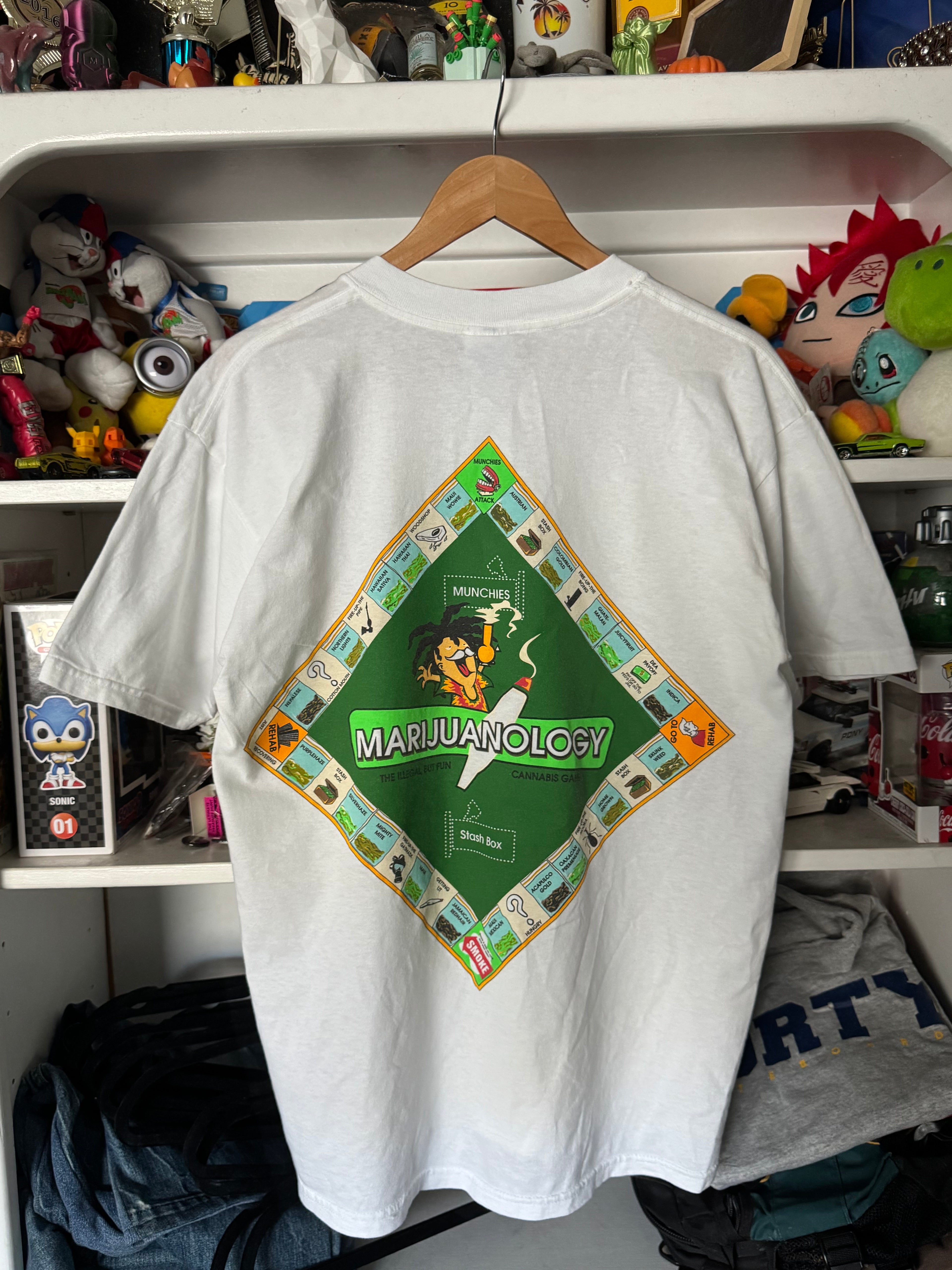 90s Marijuana Monopoly Board
Game Parody Tee
