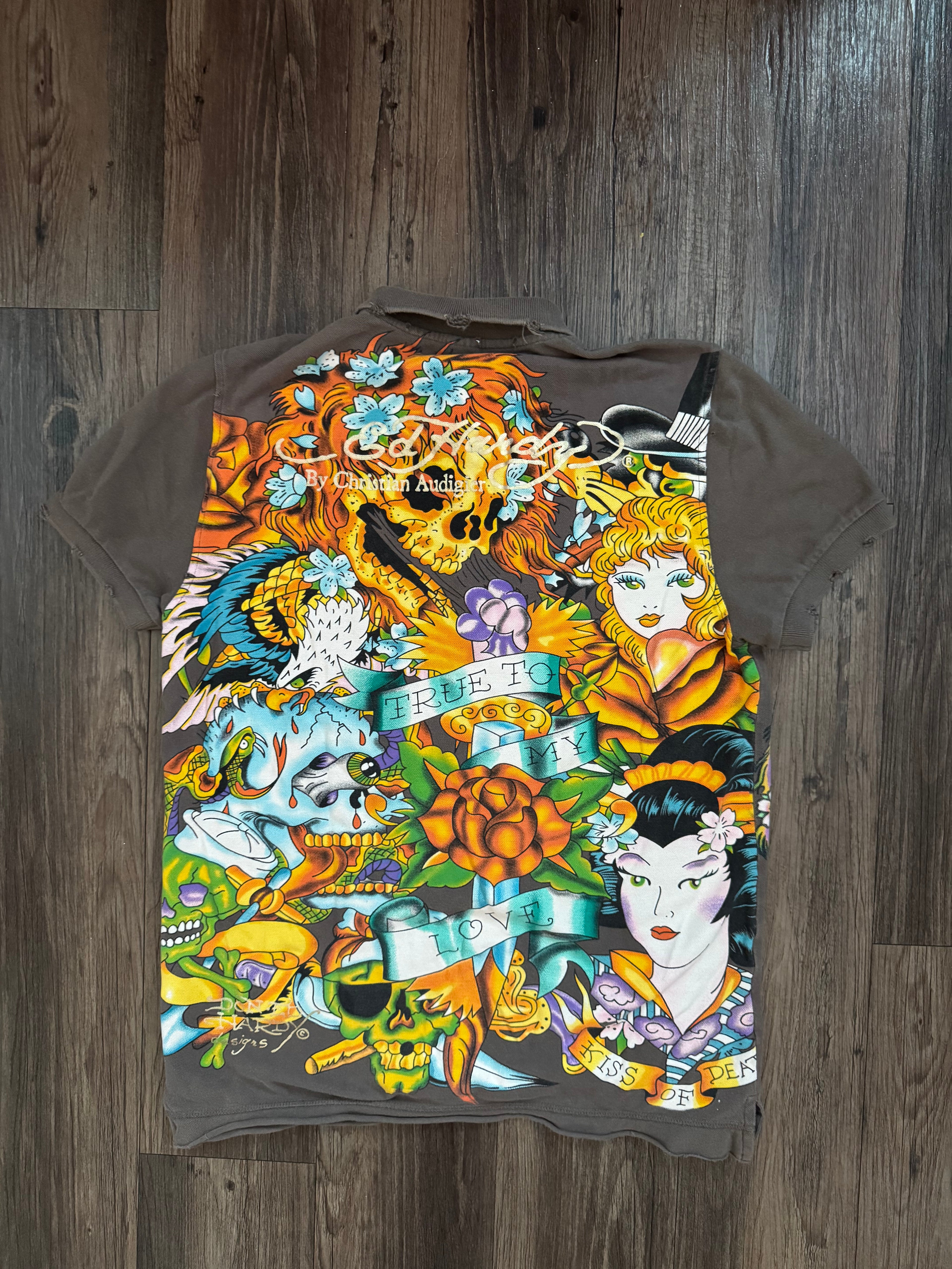 Ed Hardy Aop Polo