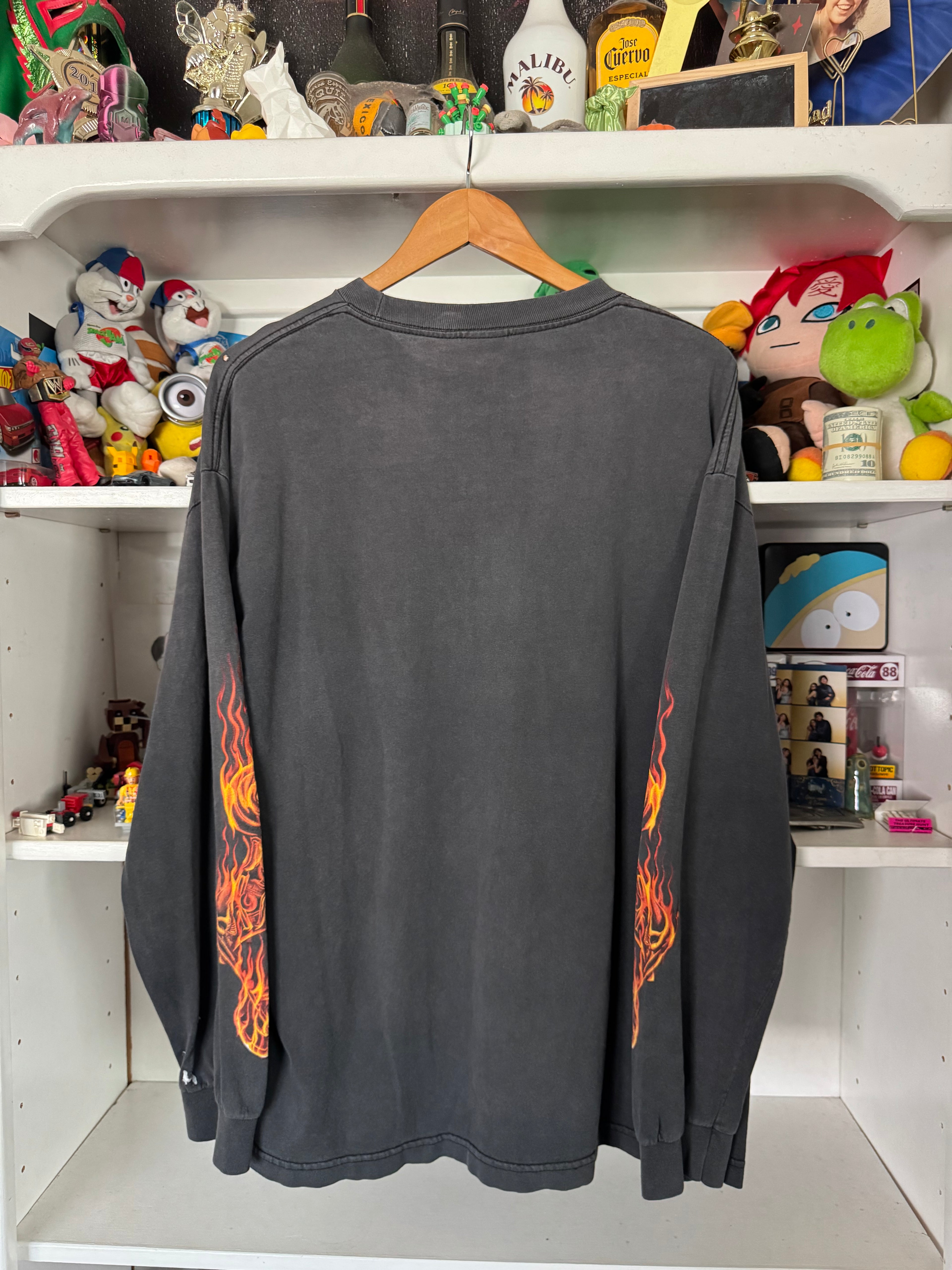 Hot Leather Flame Hit Choppers Long Sleeve