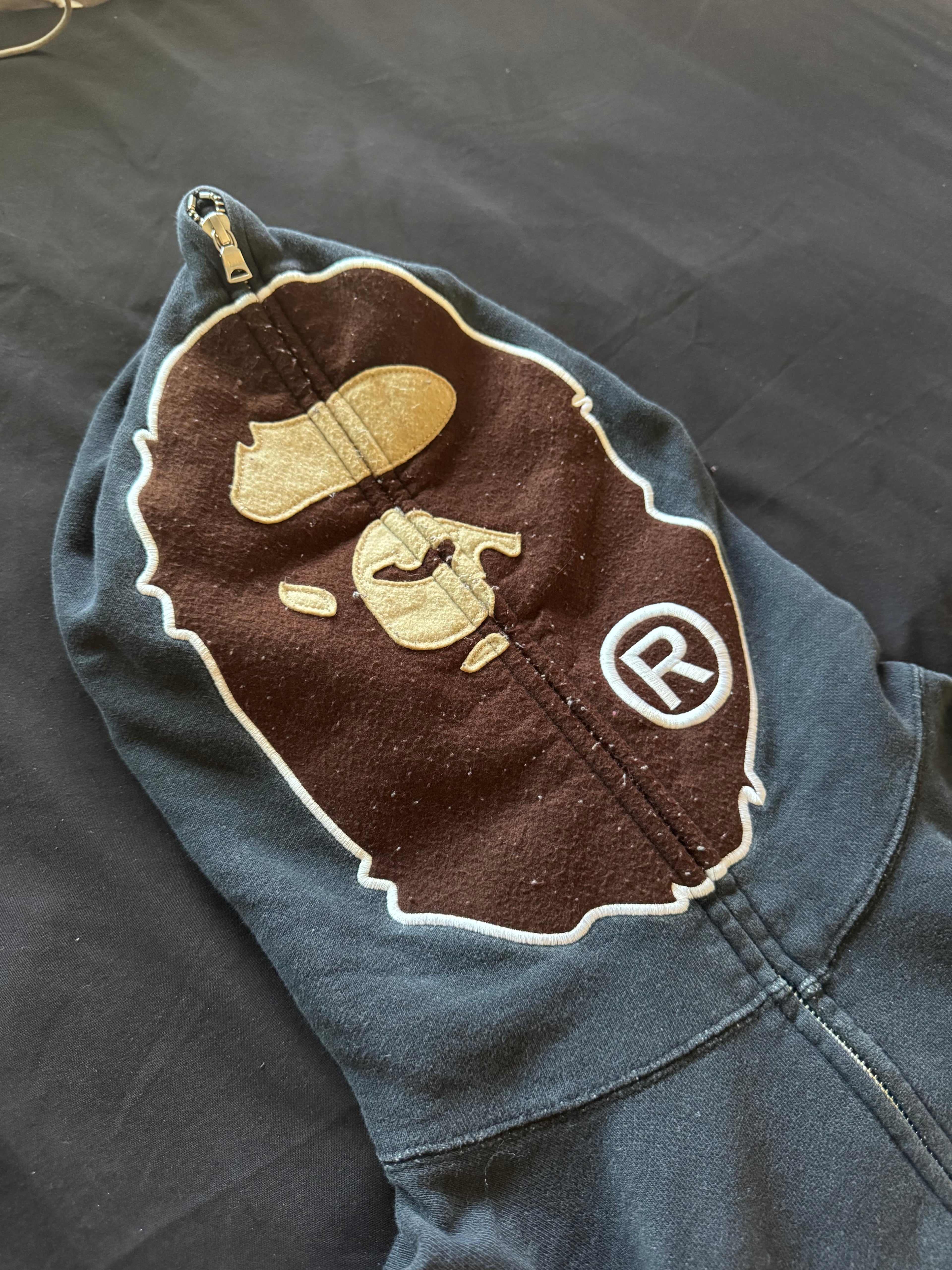 Bape Zip Up Sweater