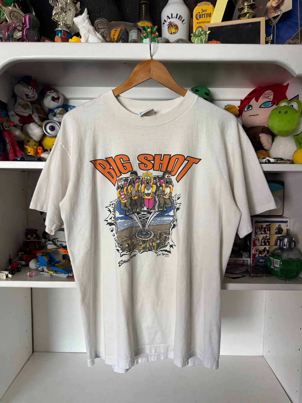 90s Stratosphere Las Vegas Roller Coaster T-shirt