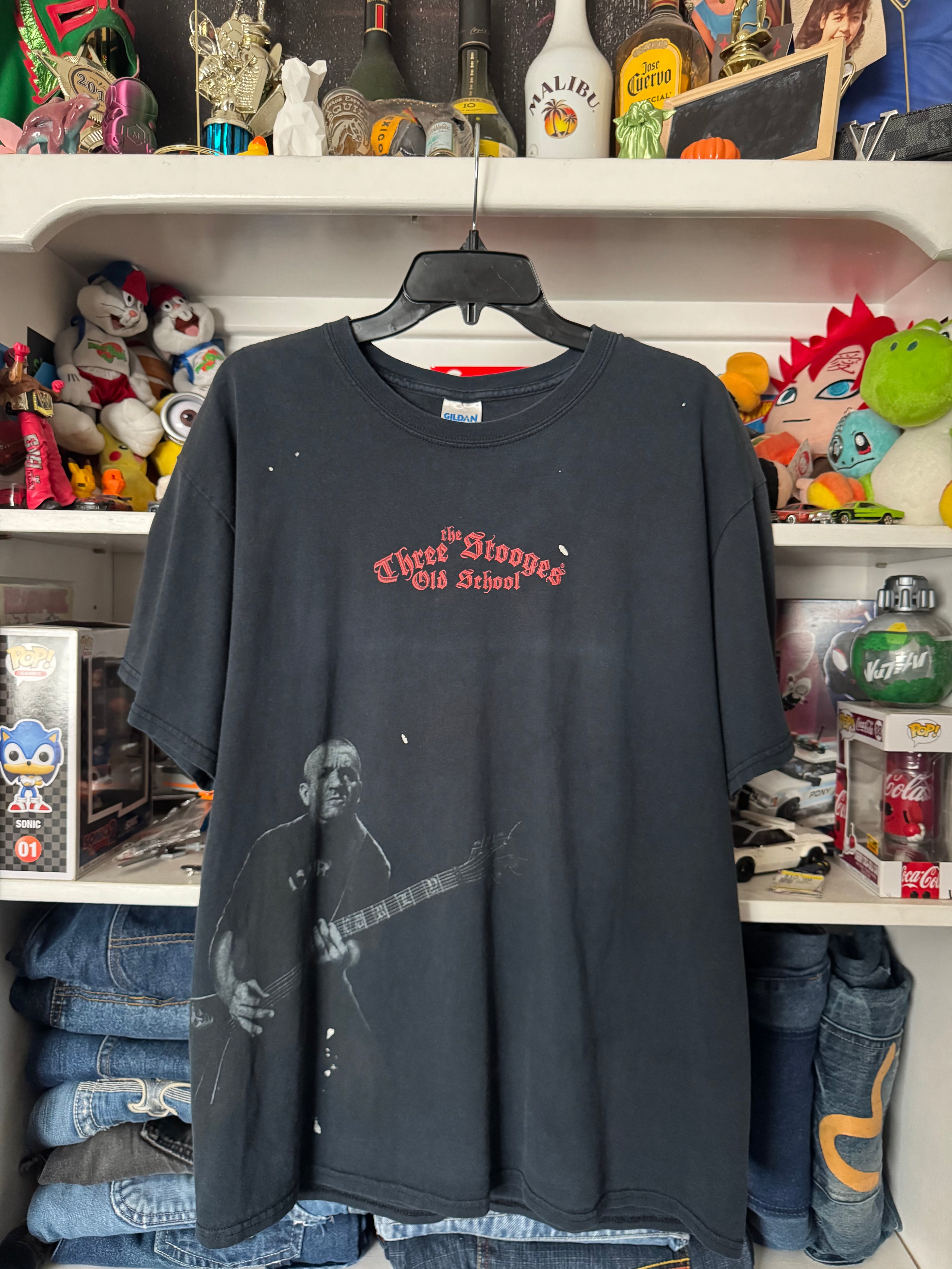 Y2K Three Stooges Band T-shirt