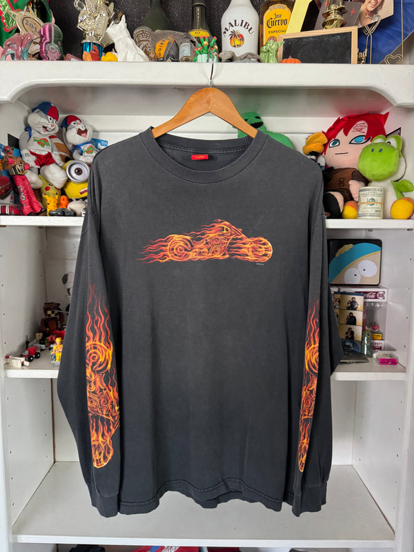 Hot Leather Flame Hit Choppers Long Sleeve