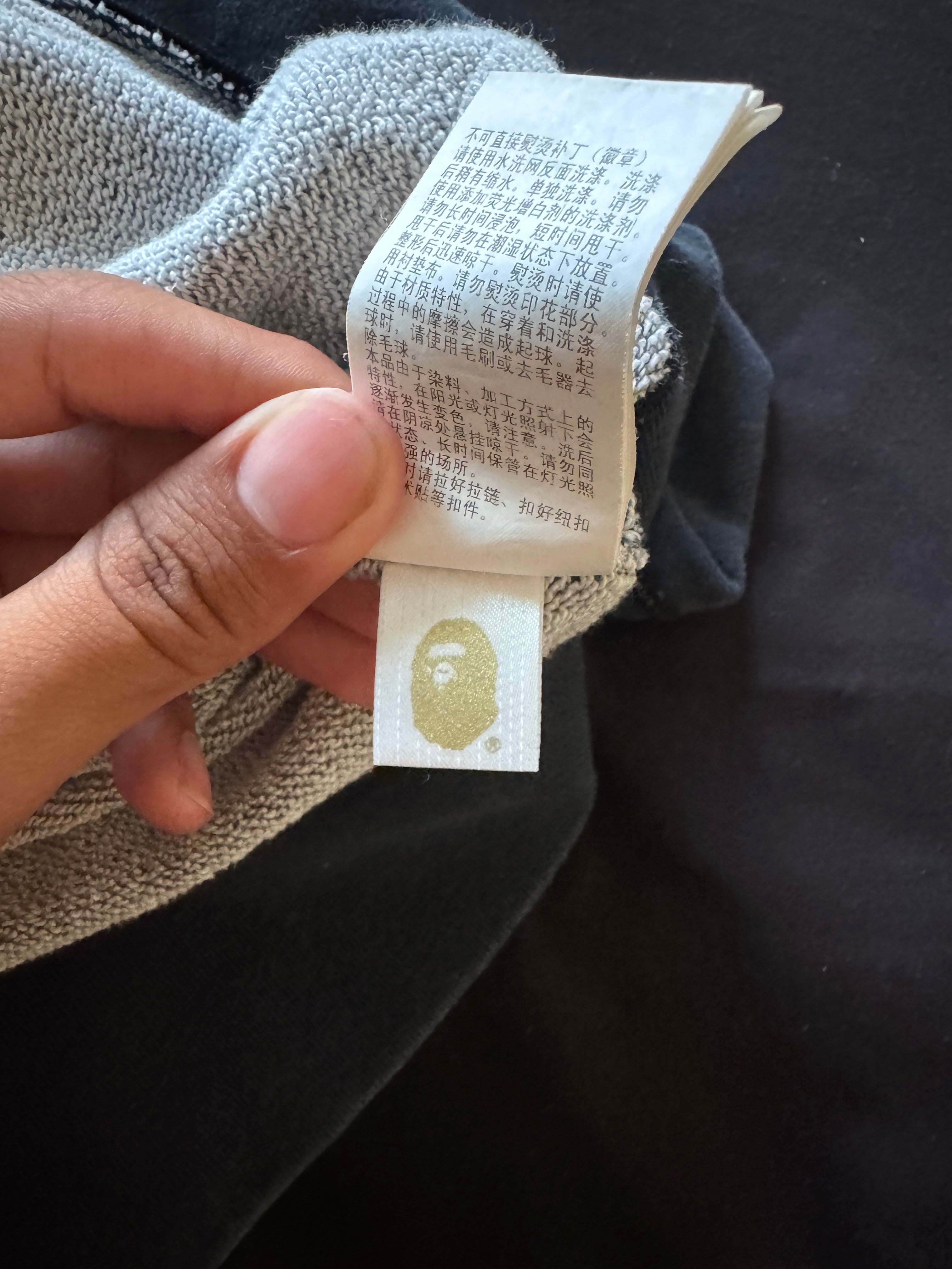 Bape Zip Up Sweater
