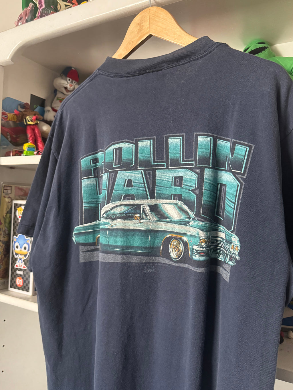 90s Chicano Rolling Hard Low Rider T-shirt