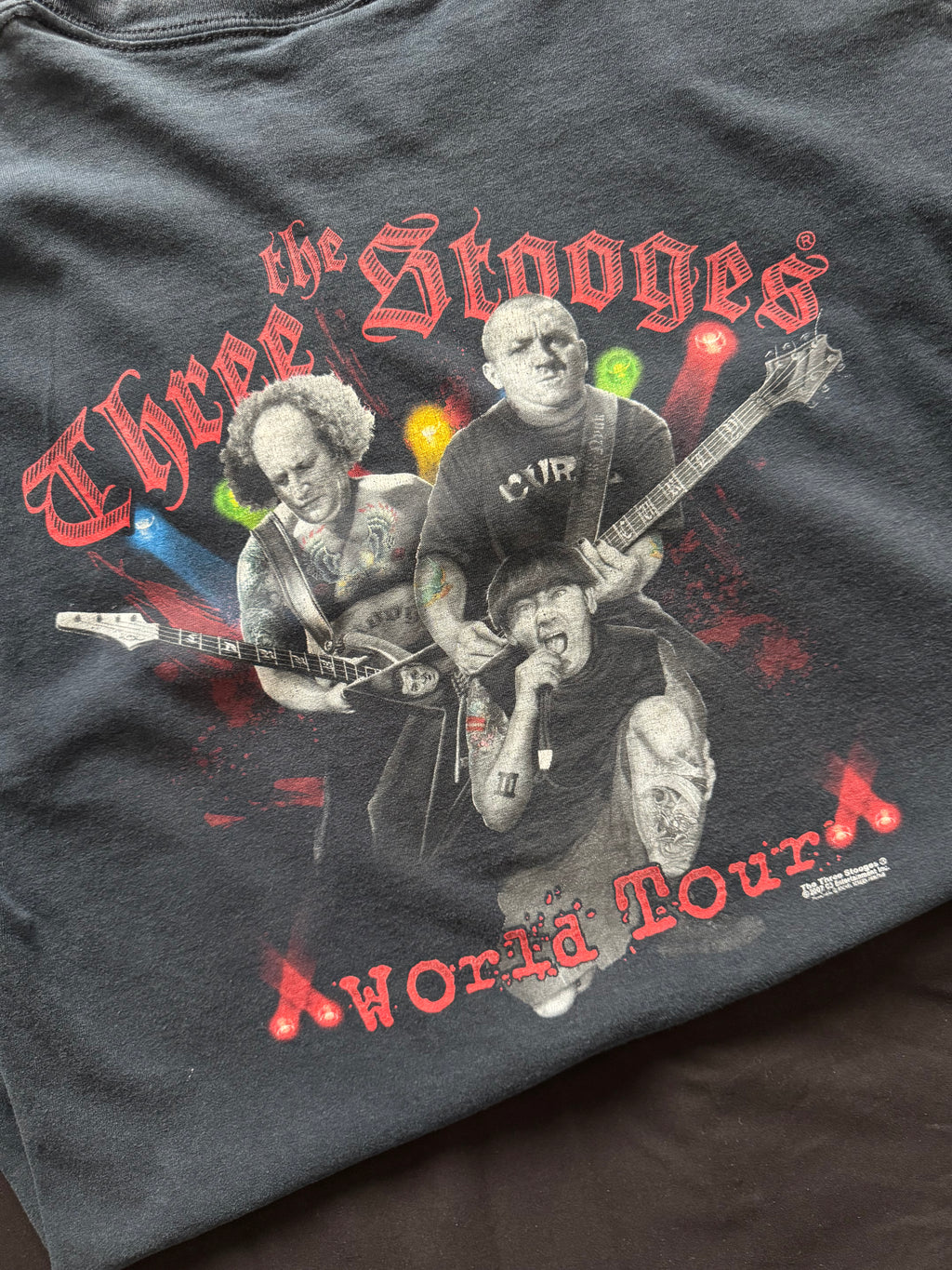 Y2K Three Stooges Band T-shirt