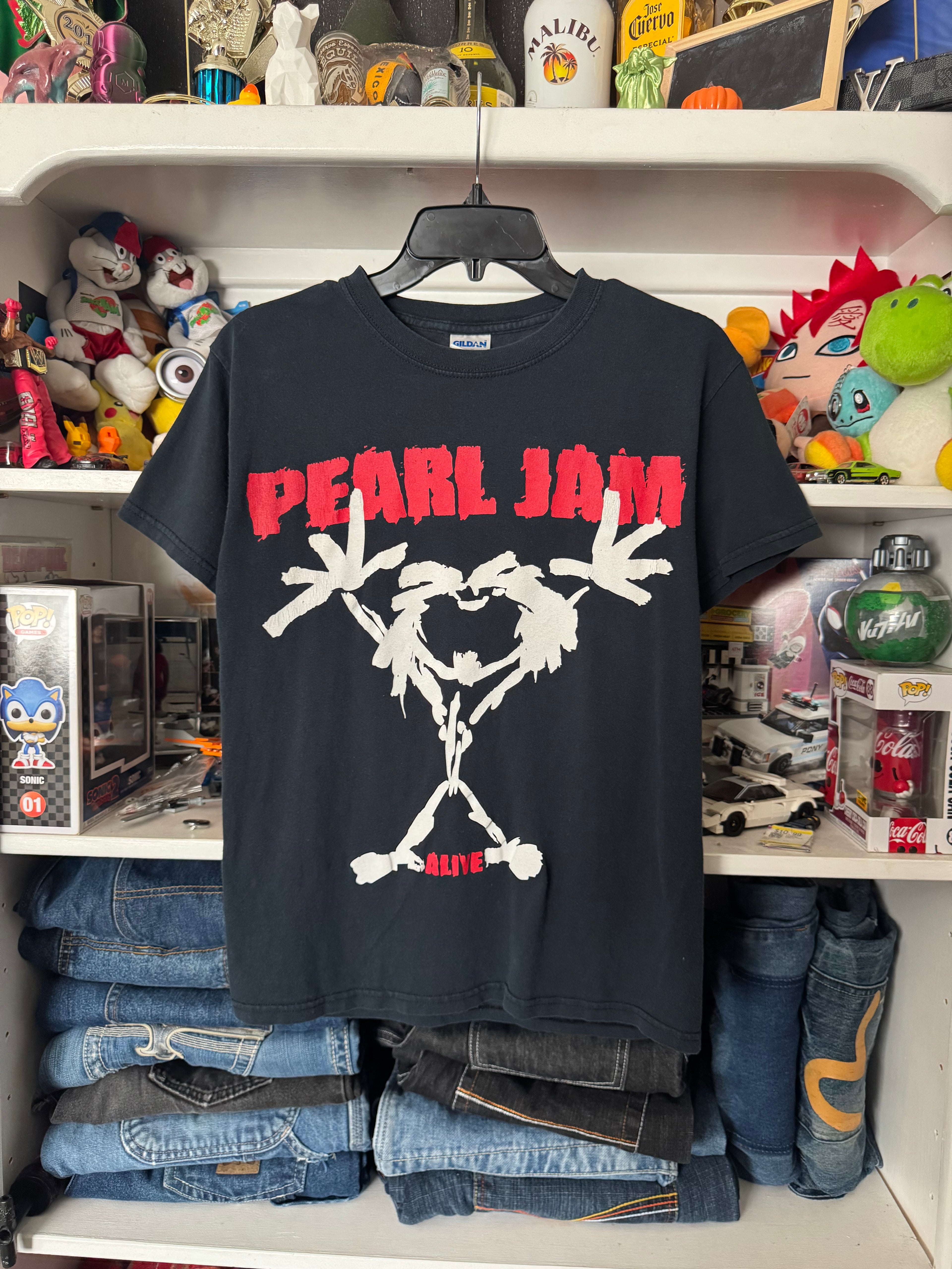 Y2K Pearl Jam ALIVE Band T-shirt