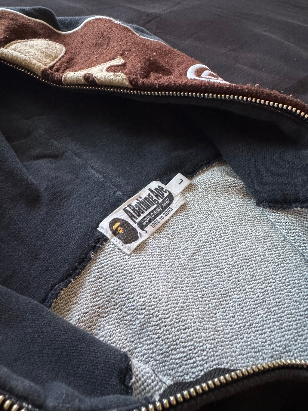 Bape Zip Up Sweater