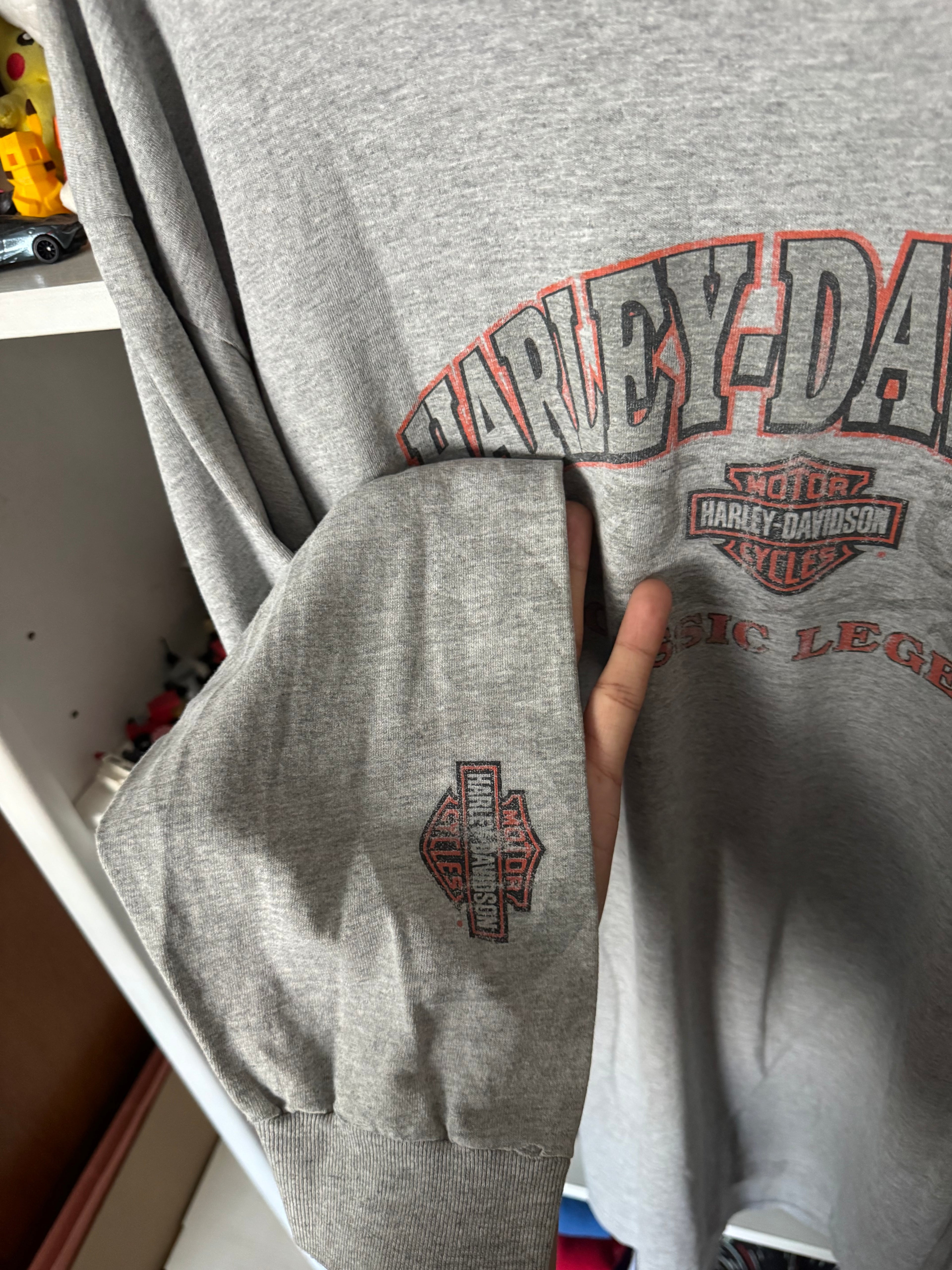 2000s Harley Davidson Prison Tribal Long Sleeve T-shirt