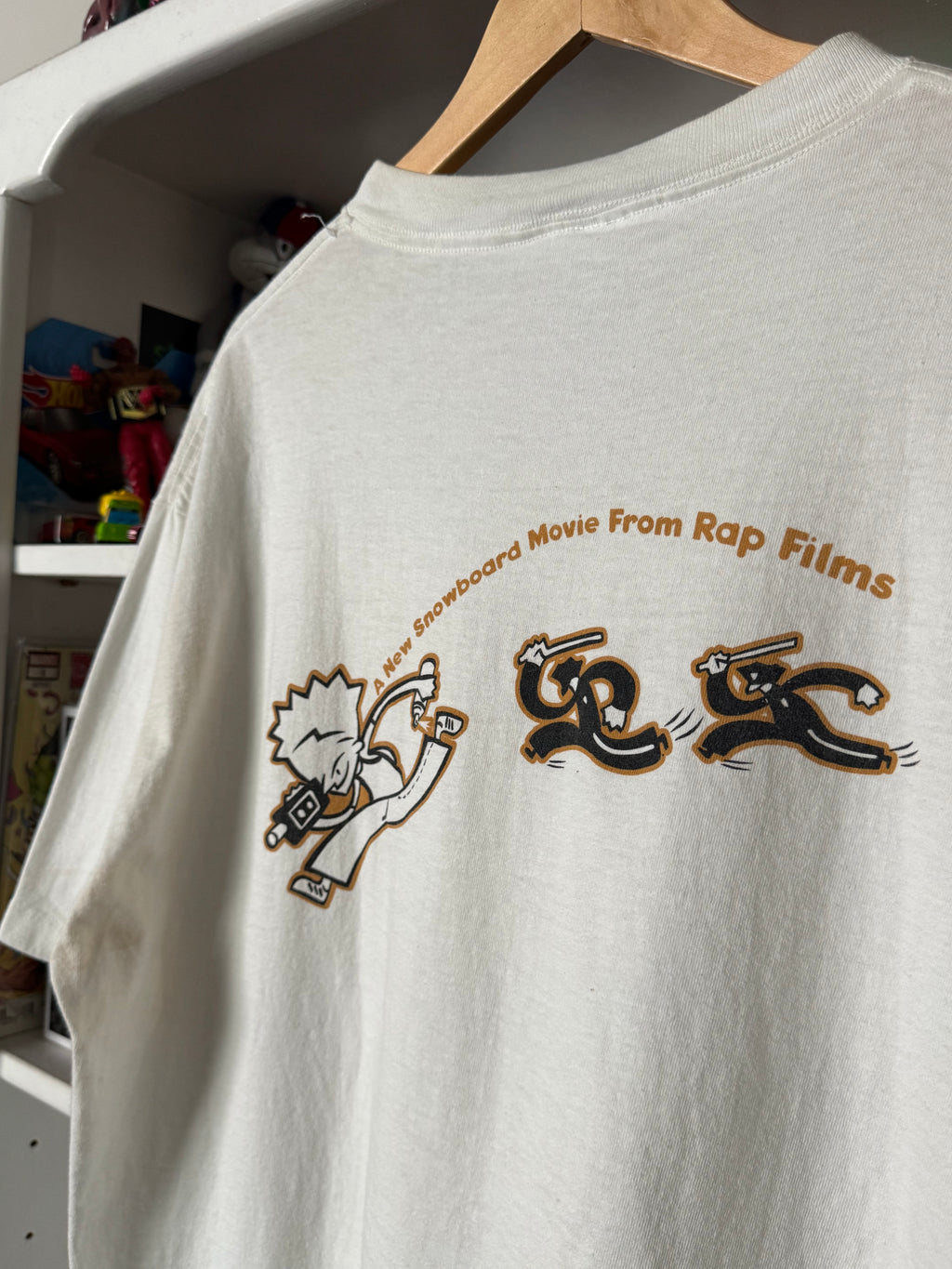 SUPER RARE QUICKSILVER X RAPFILMS SOURCE SNOWBOARD MOVIE PROMO T-shirt