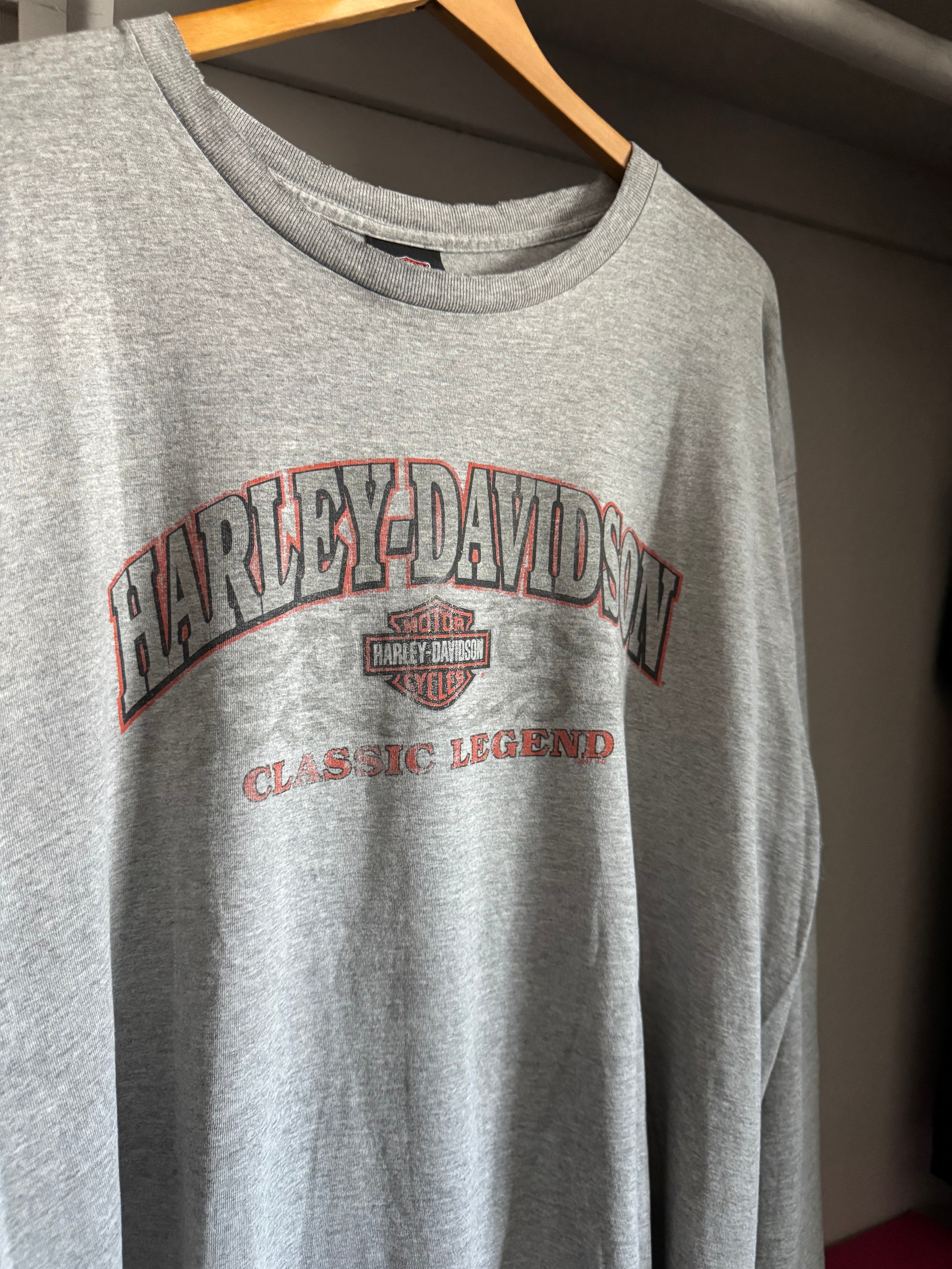 2000s Harley Davidson Prison Tribal Long Sleeve T-shirt