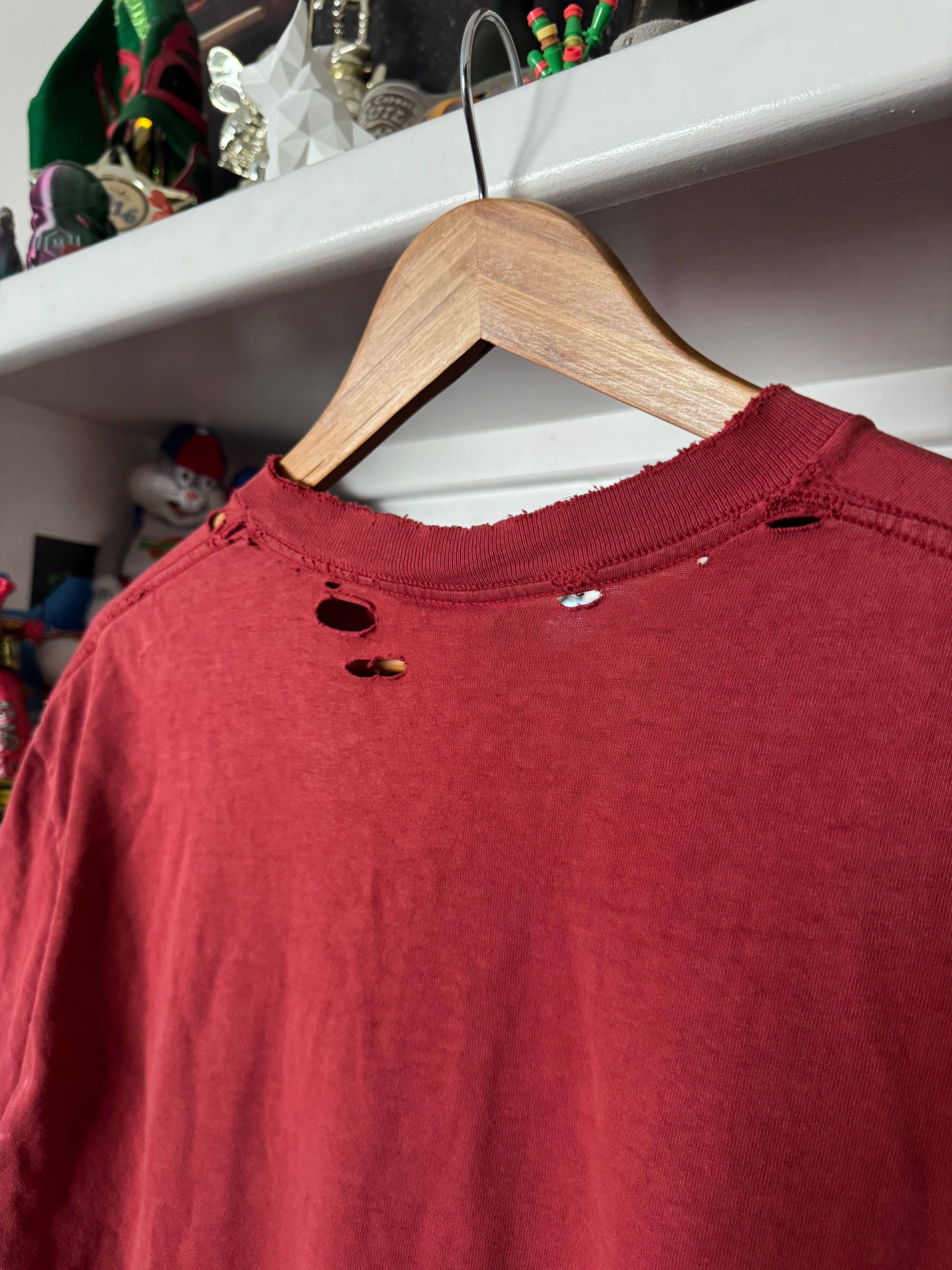 90s Stussy T-shirt With Great Distressing