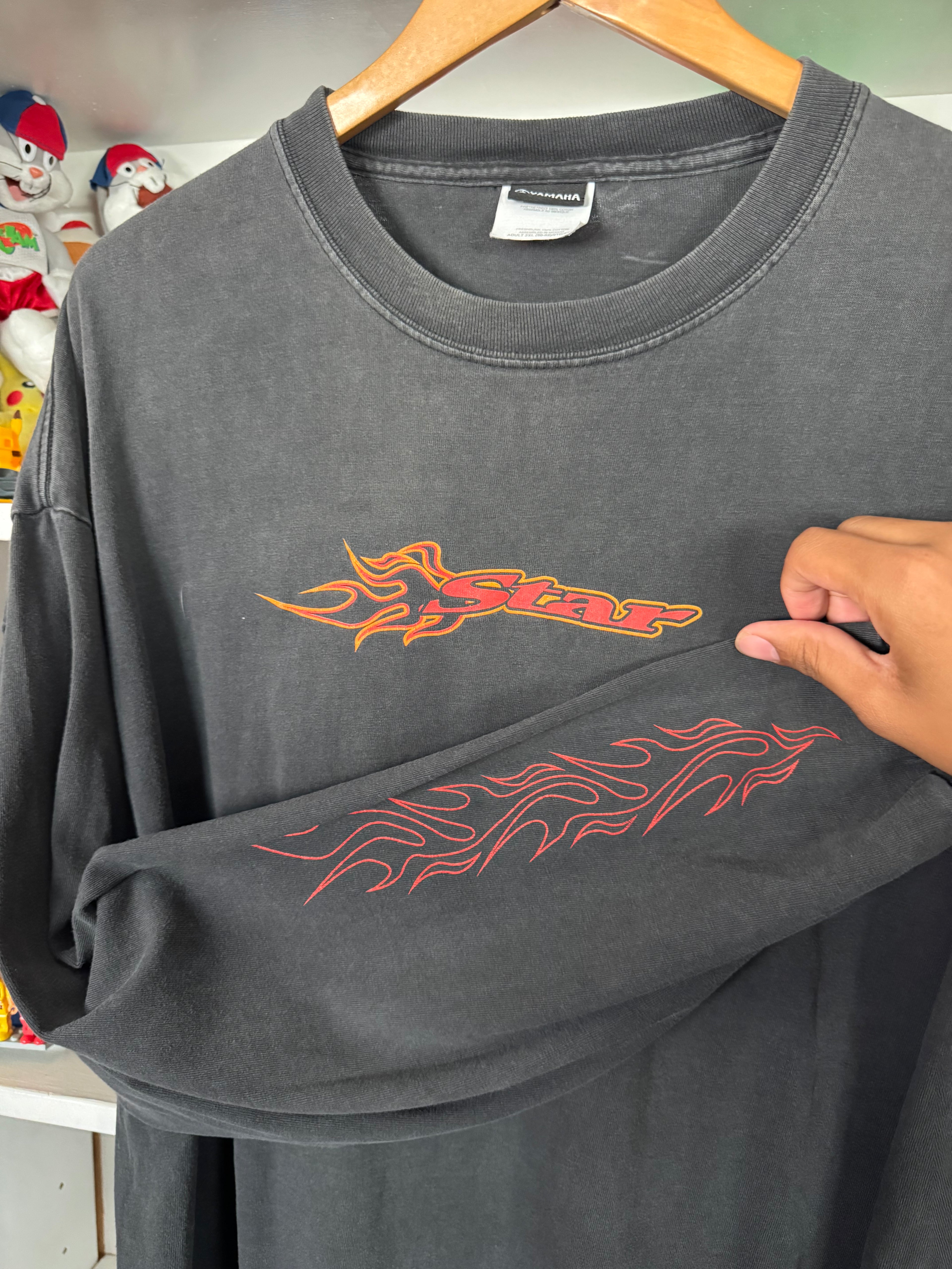 Yamaha Flame Hit Fader Long Sleeve