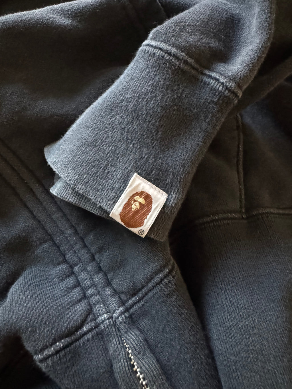 Bape Zip Up Sweater
