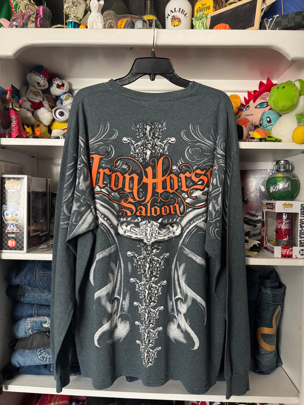 Y2K Iron Horse Saloon AOP Long Sleeve