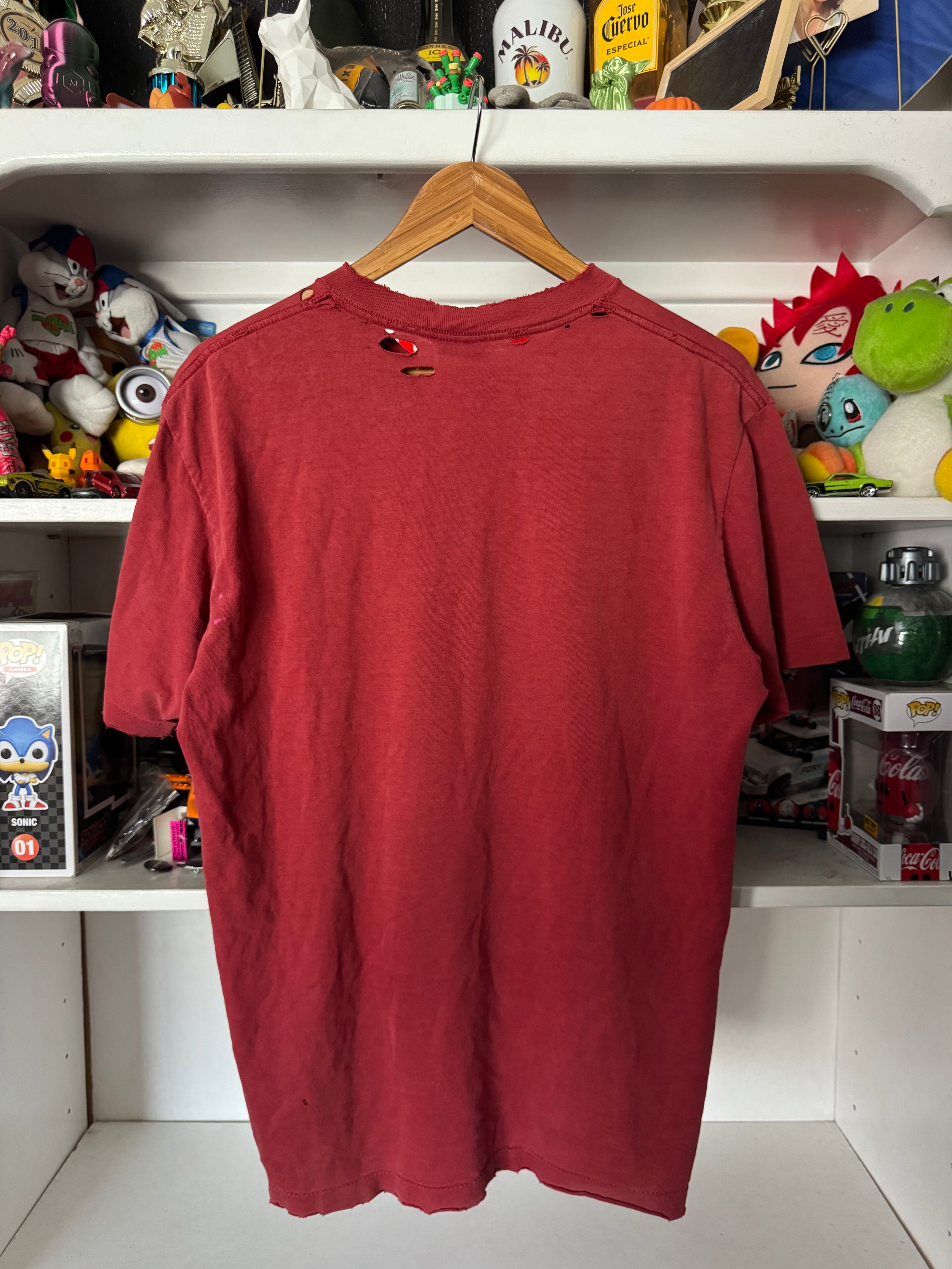 90s Stussy T-shirt With Great Distressing