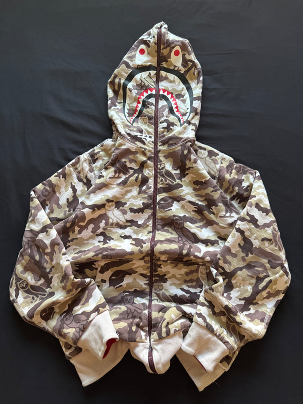 Bape OvO Reversible Zip Up Sweater
