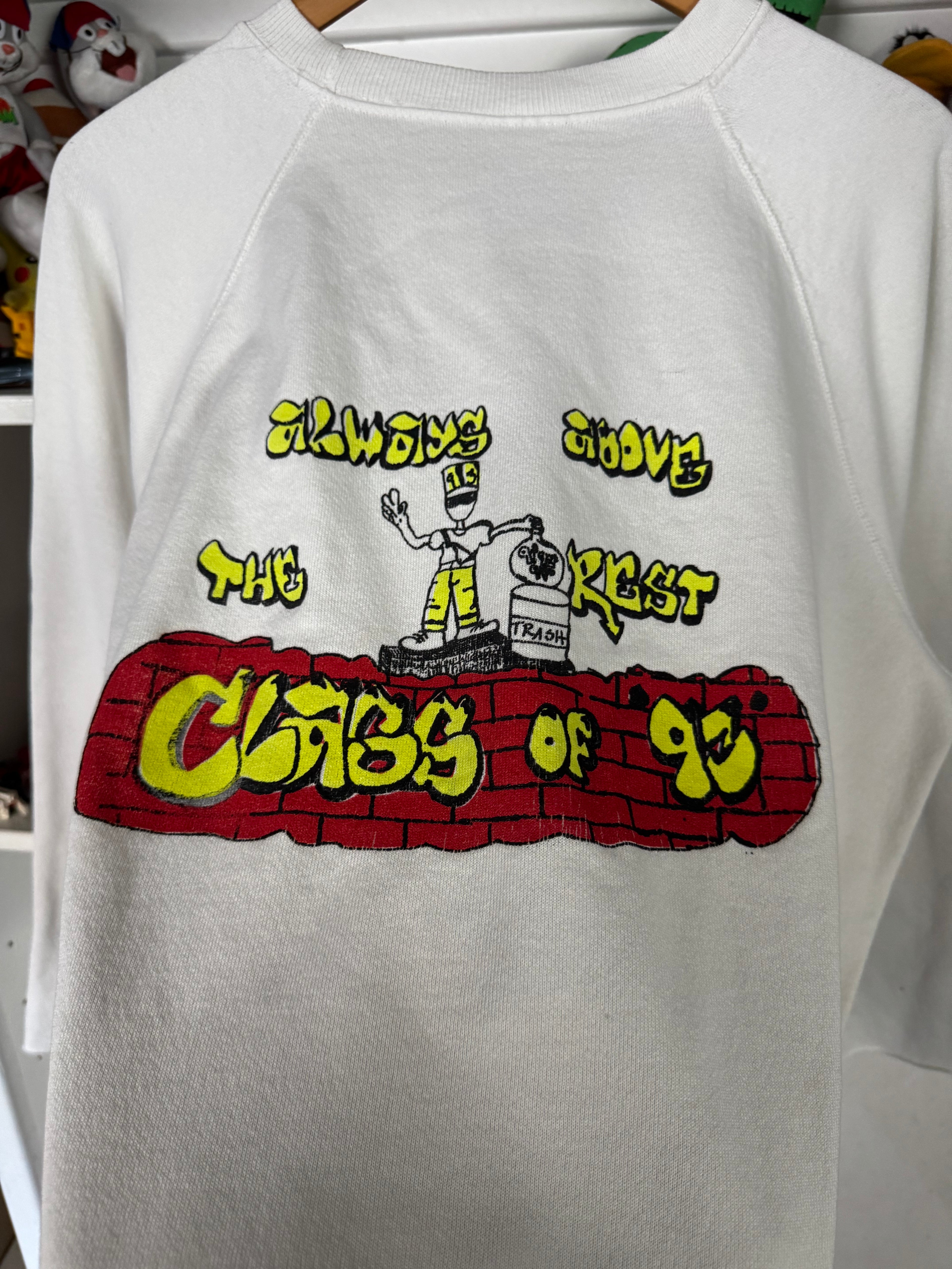 Class of 93 Notre Dame Graffiti Crew Neck