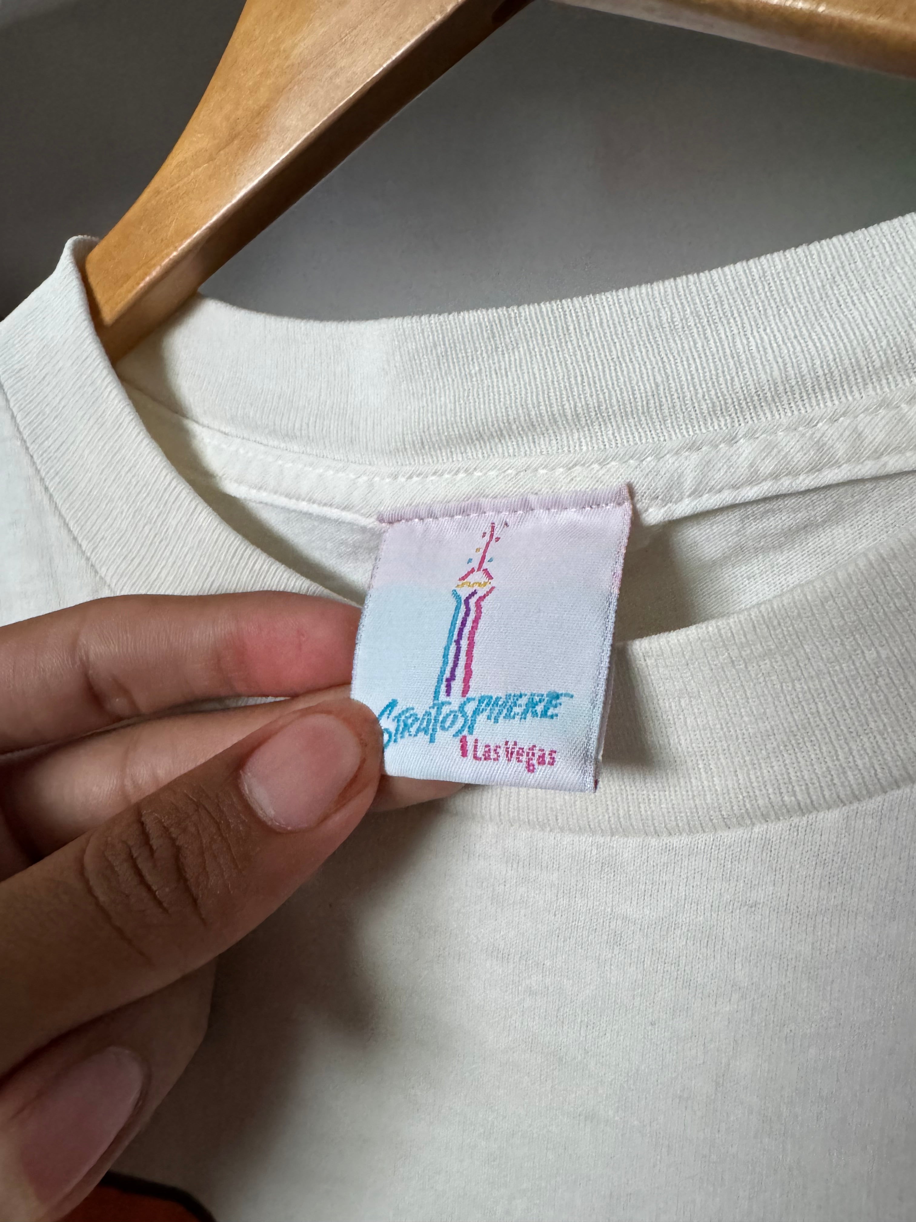 90s Stratosphere Las Vegas Roller Coaster T-shirt