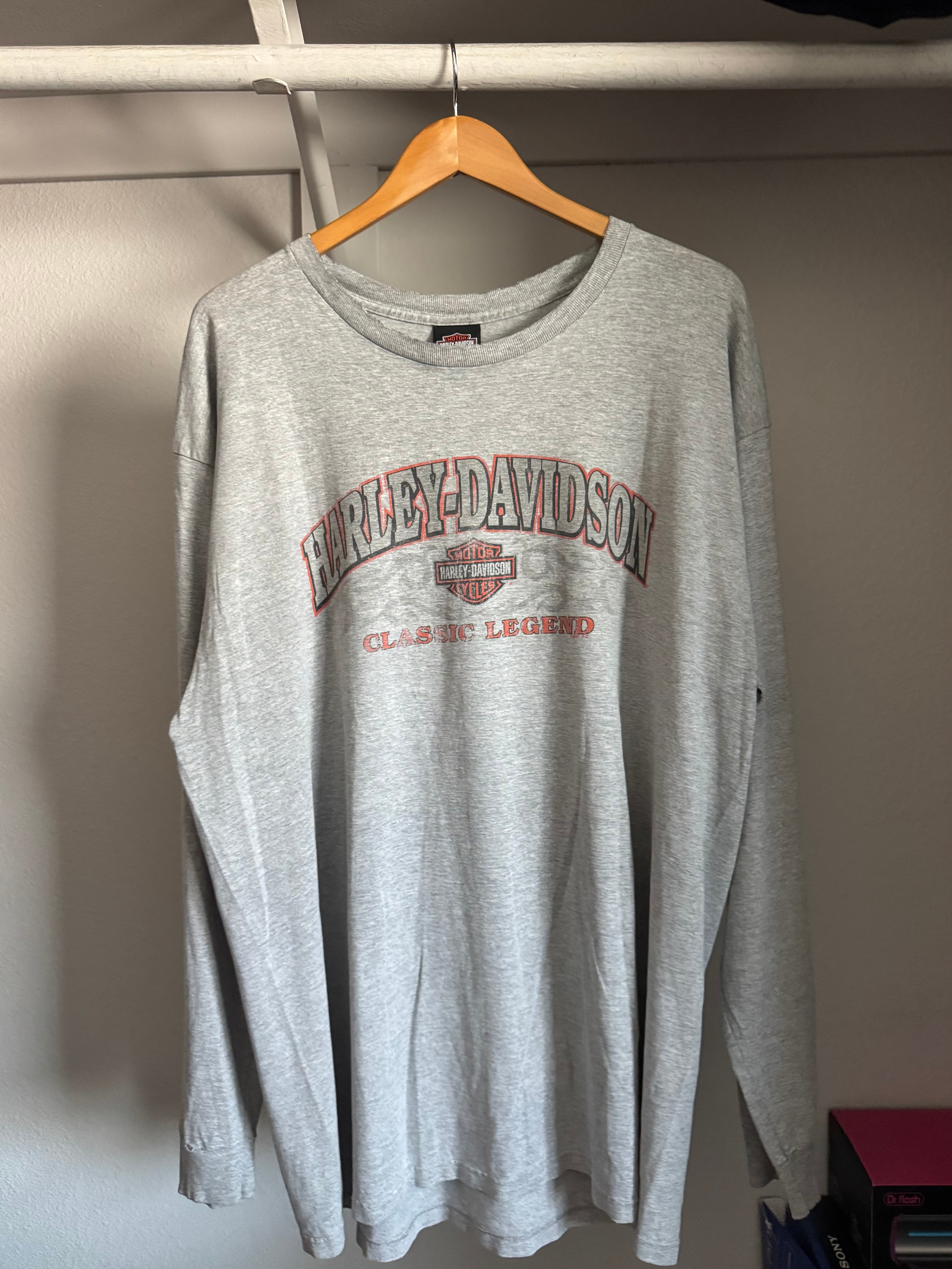 2000s Harley Davidson Prison Tribal Long Sleeve T-shirt
