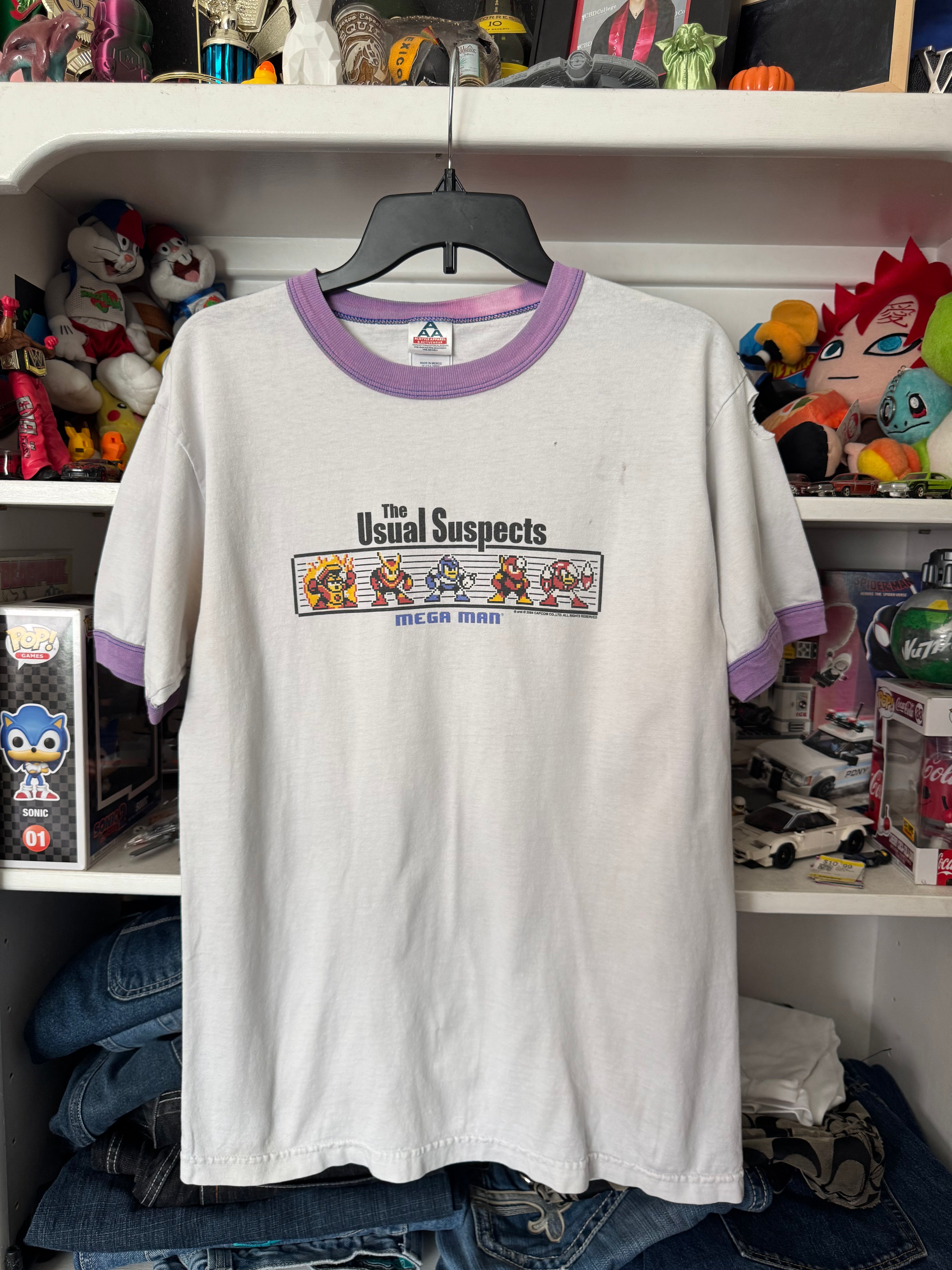 Vintage The Usual Suspect Mega Man Promo T-shirt