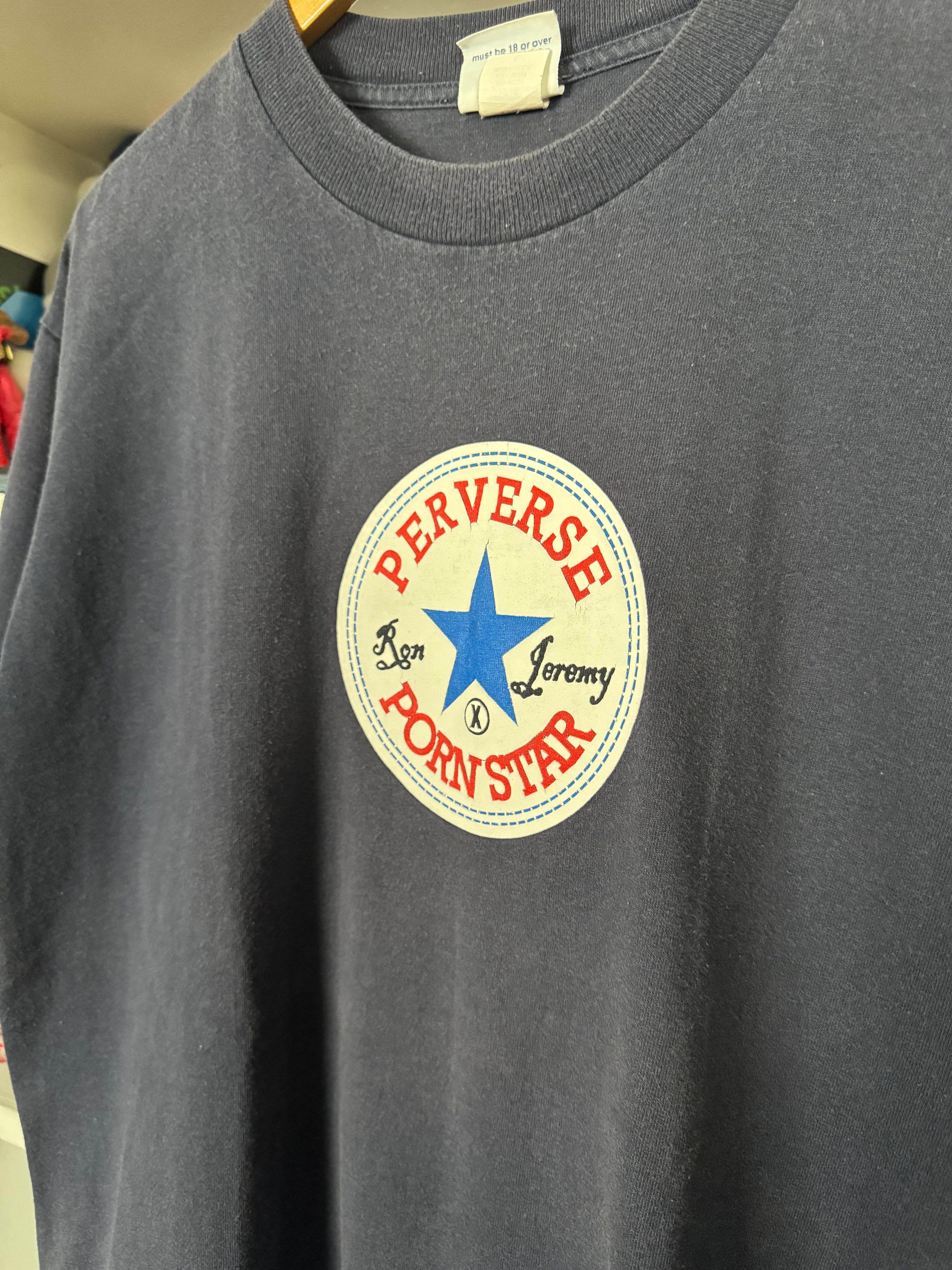 90s Porn Star Skateboard Converse Rip Off T-shirt