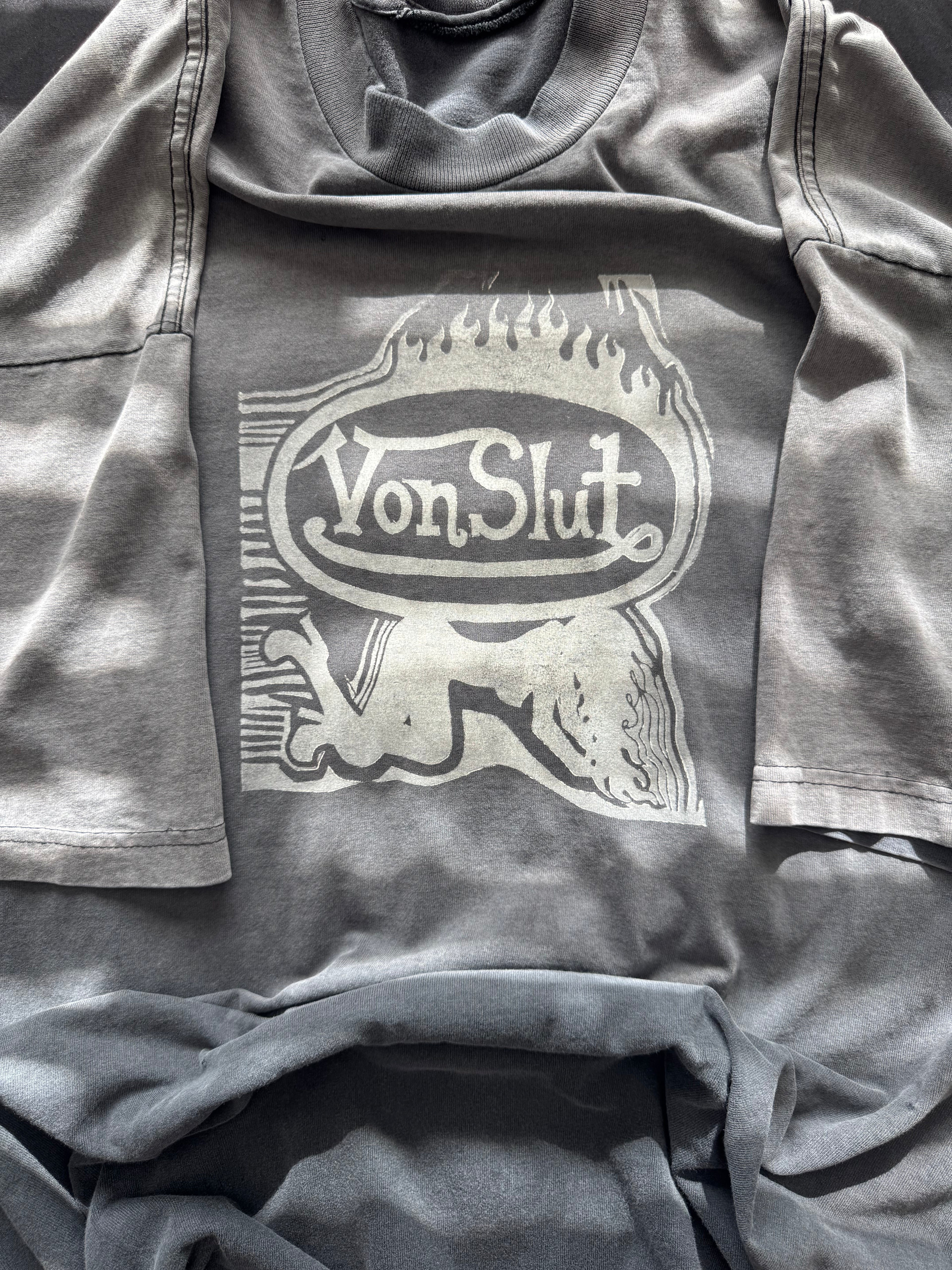 Vintage Von Slut Von Dutch parody T-shirt